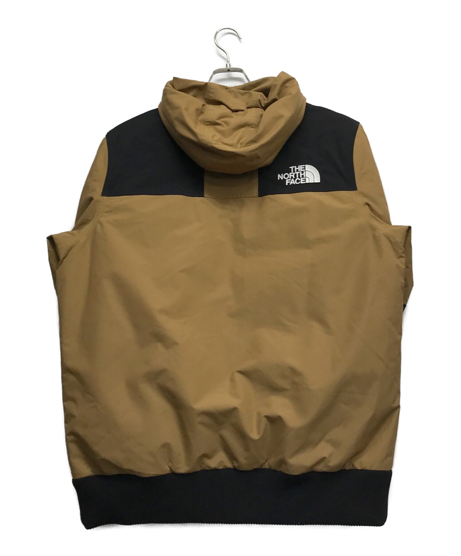 THE NORTH FACE (ザ ノース フェイス) ニューイントンダウンジャケット ベージュ×ブラック サイズ:M