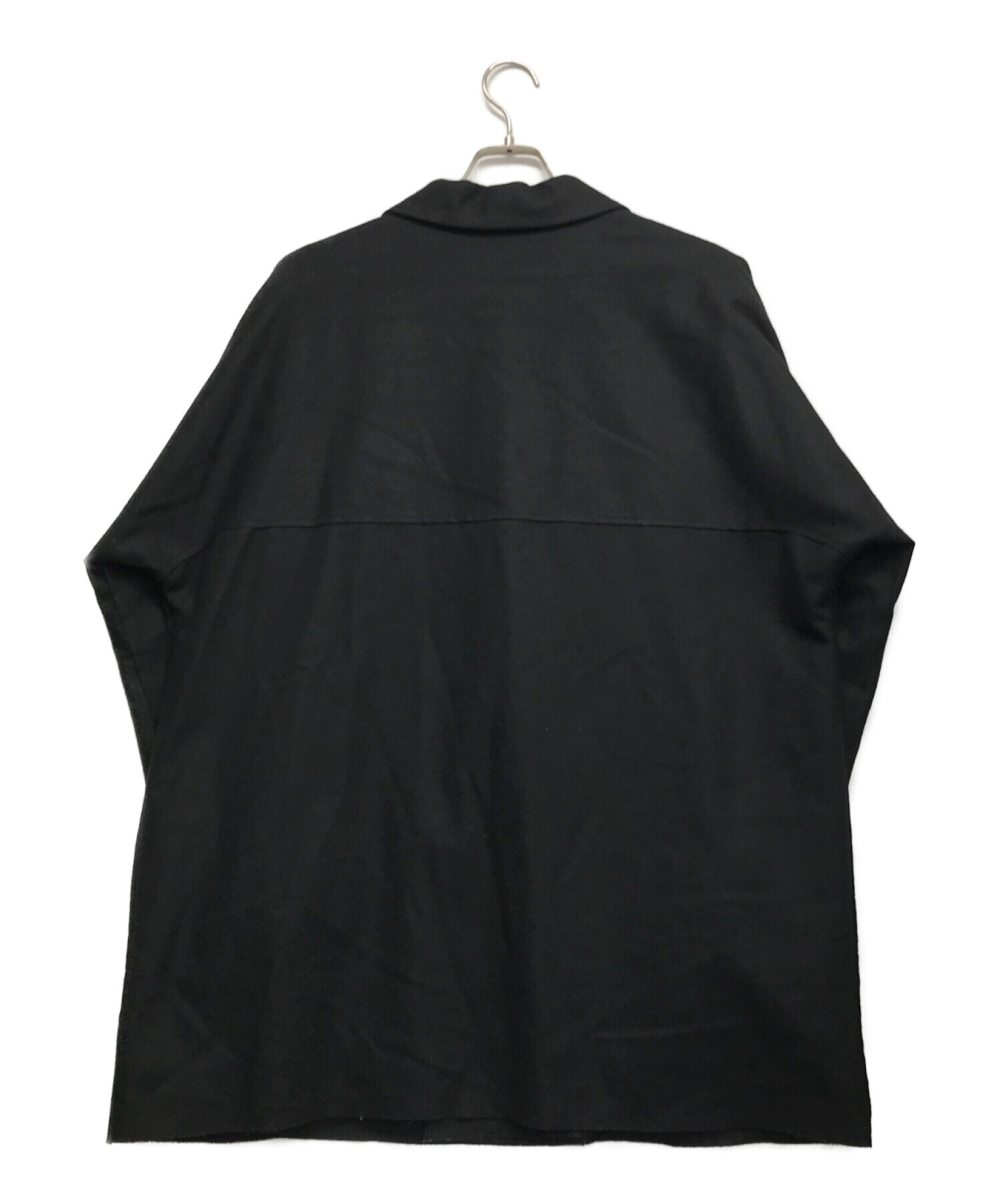 Graphpaper (グラフペーパー) ウールボックスダブルジャケット ブラック サイズ:1