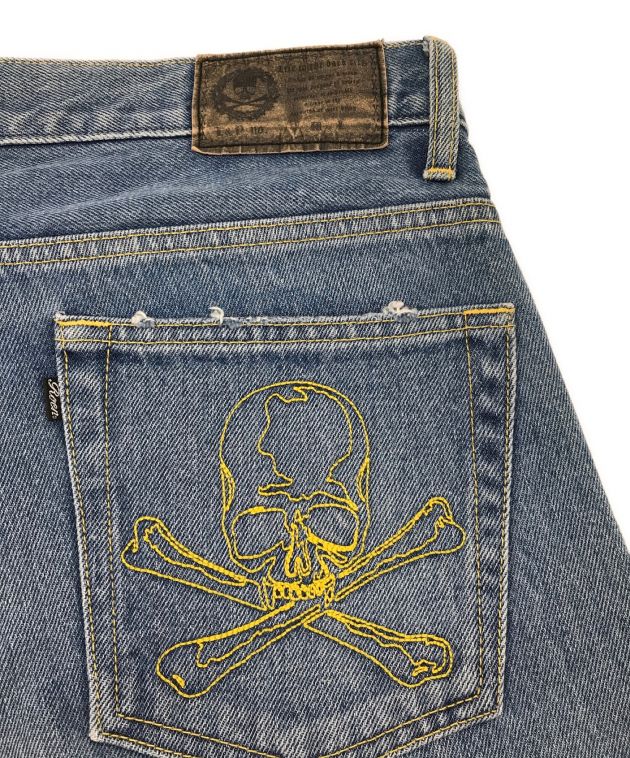 中古・古着通販】ROEN JEANS (ロエンジーンズ) ダメージ加工デニム