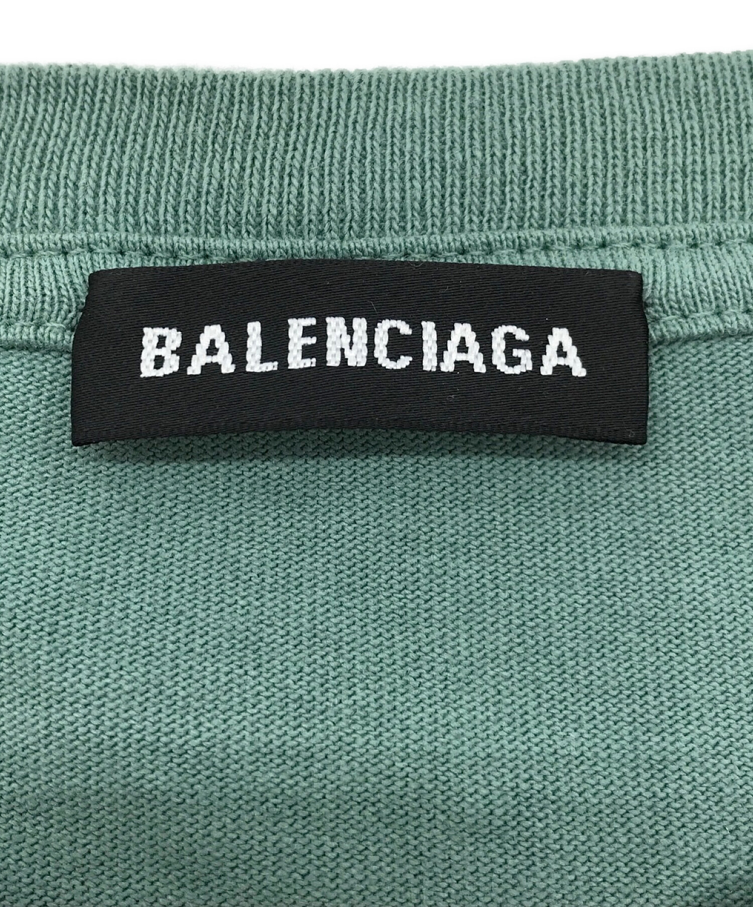 BALENCIAGA (バレンシアガ) BBロゴTシャツ グレー サイズ:M