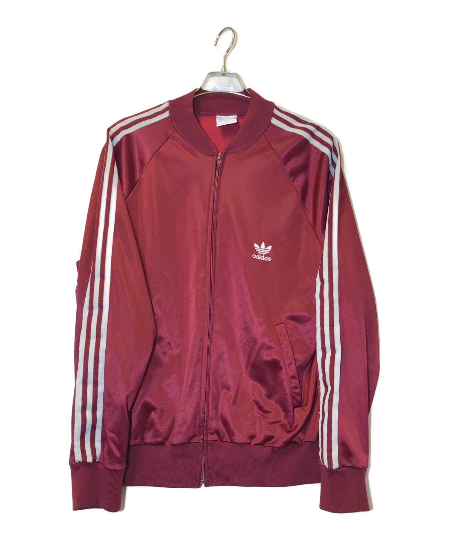 adidas (アディダス) 80'sトラックジャケット レッド サイズ:L