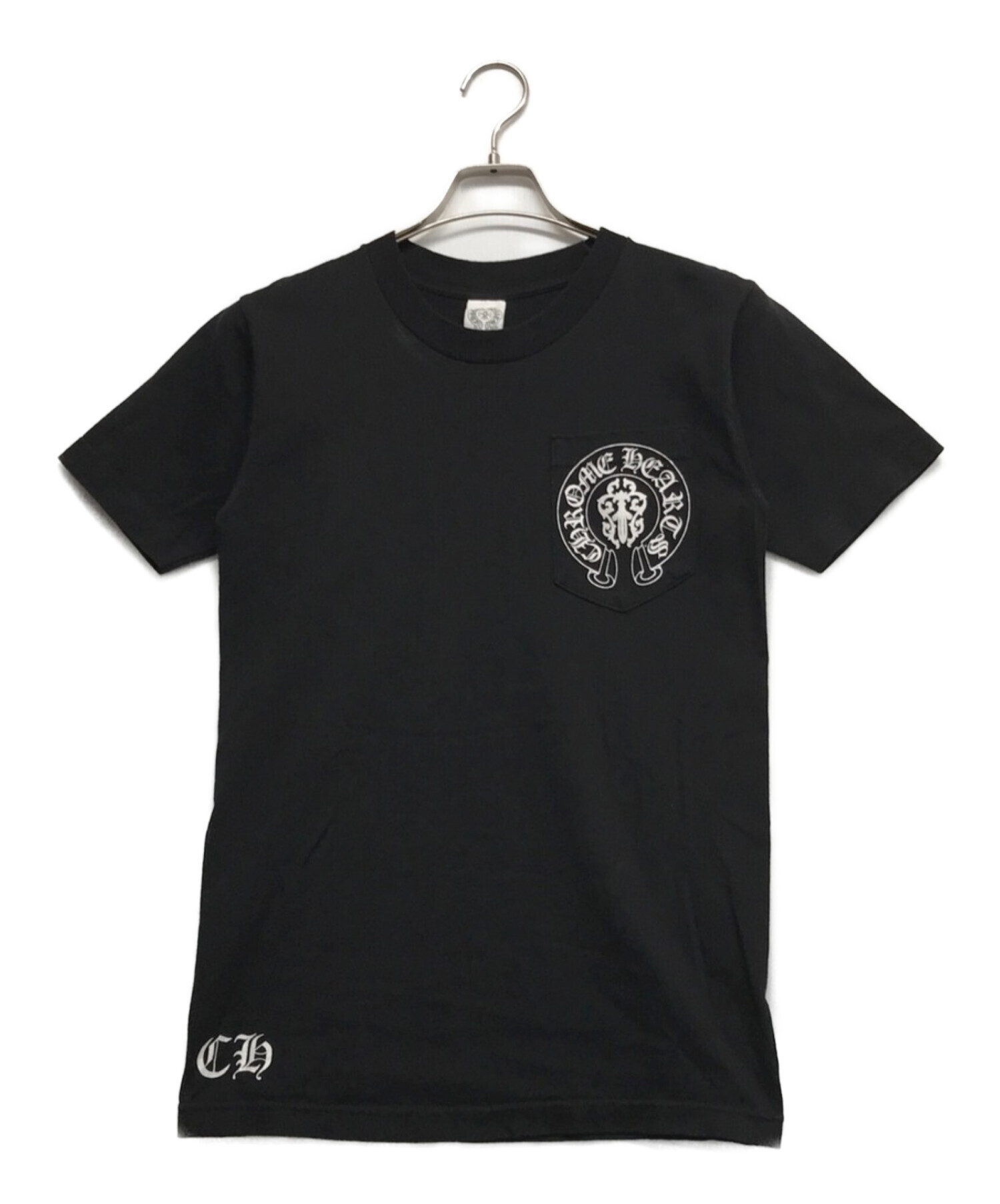 正規 クロムハーツ 黒 半袖Tシャツ Sサイズ 星条旗 - トップス