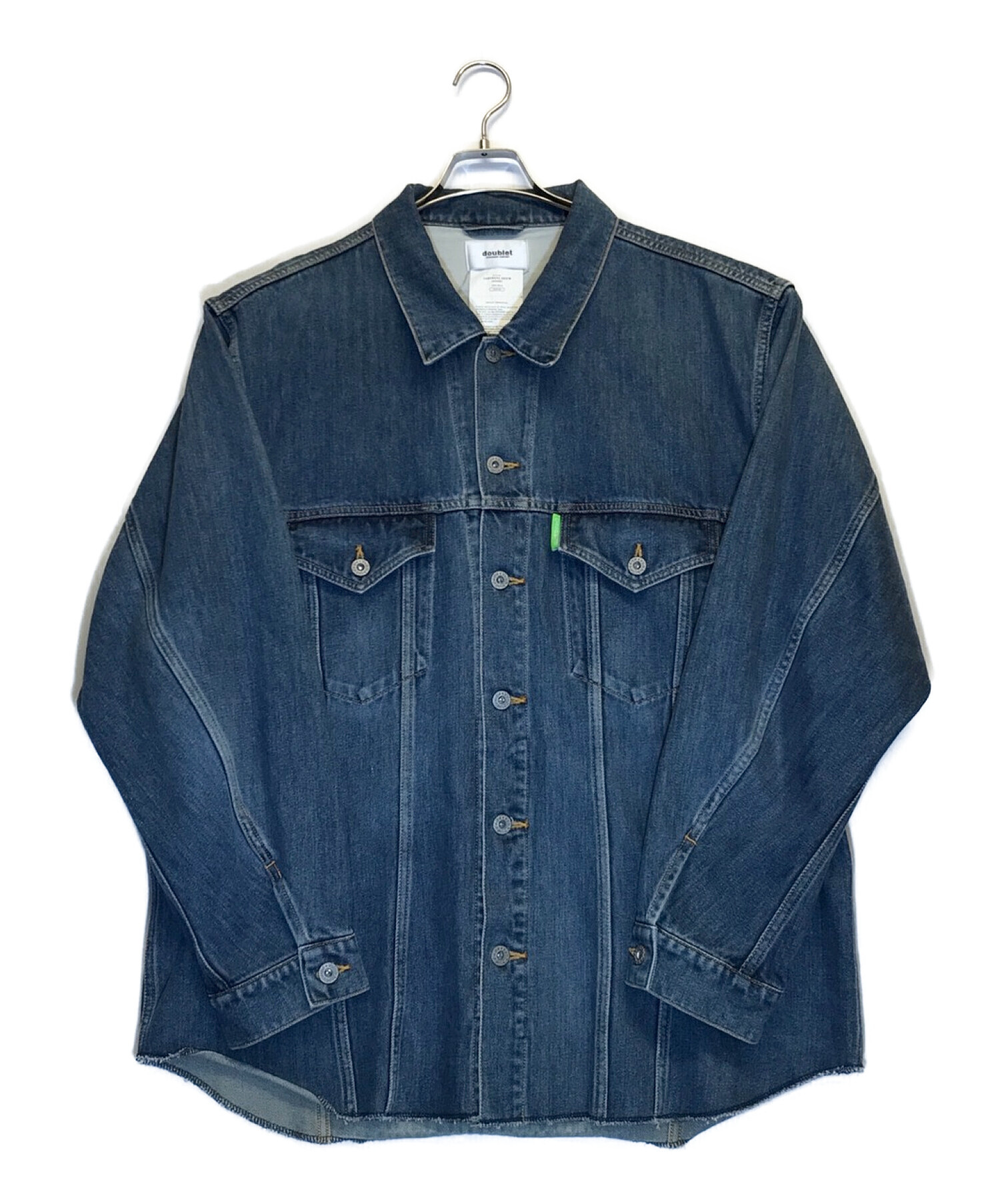 doublet (ダブレット) カシミヤデニムジャケット インディゴ サイズ:MEDIUM