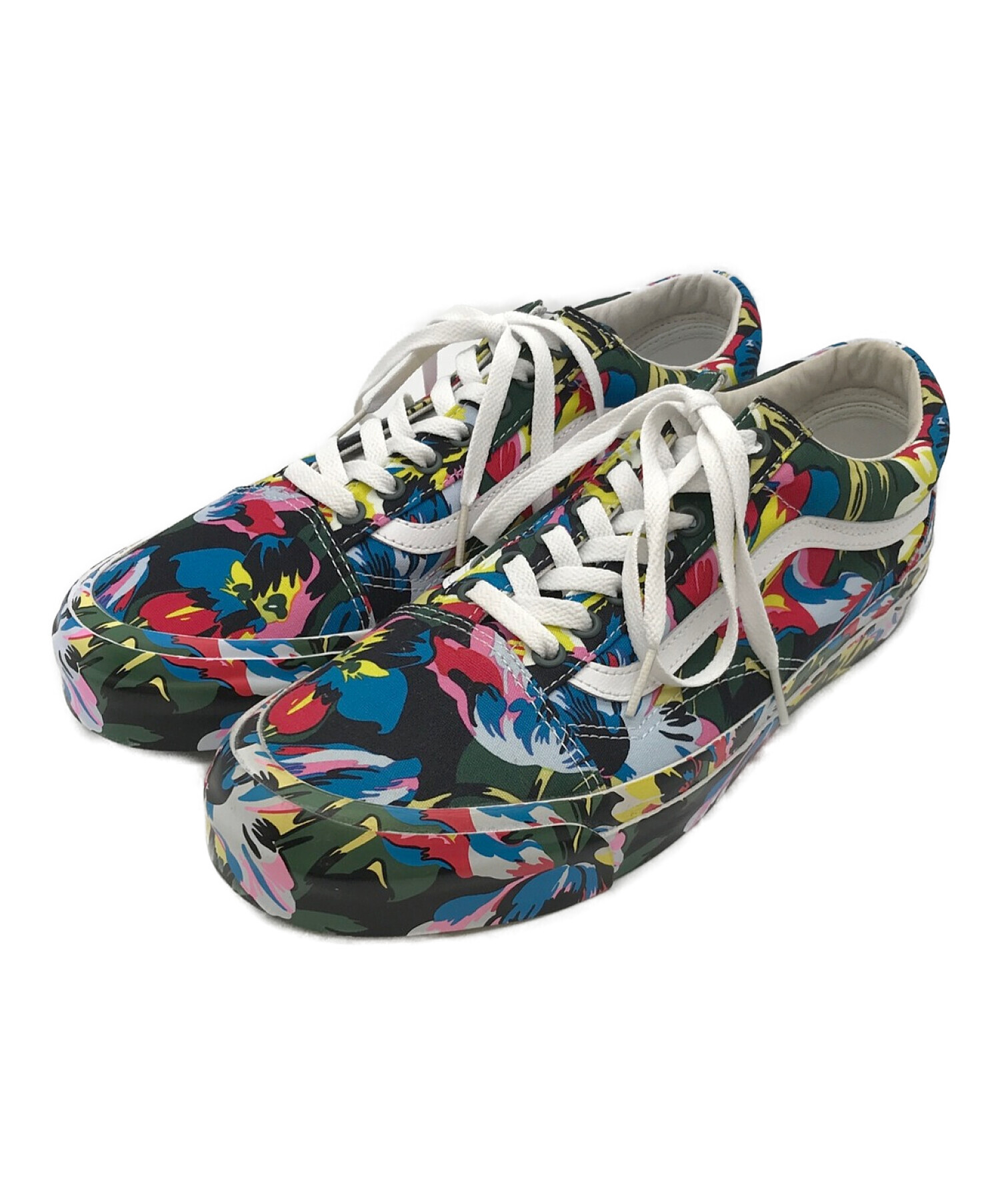 VANS×KENZO (ヴァンズ×ケンゾー) コラボオールドスクール マルチカラー サイズ:UK9.5/EUR44/USA M10