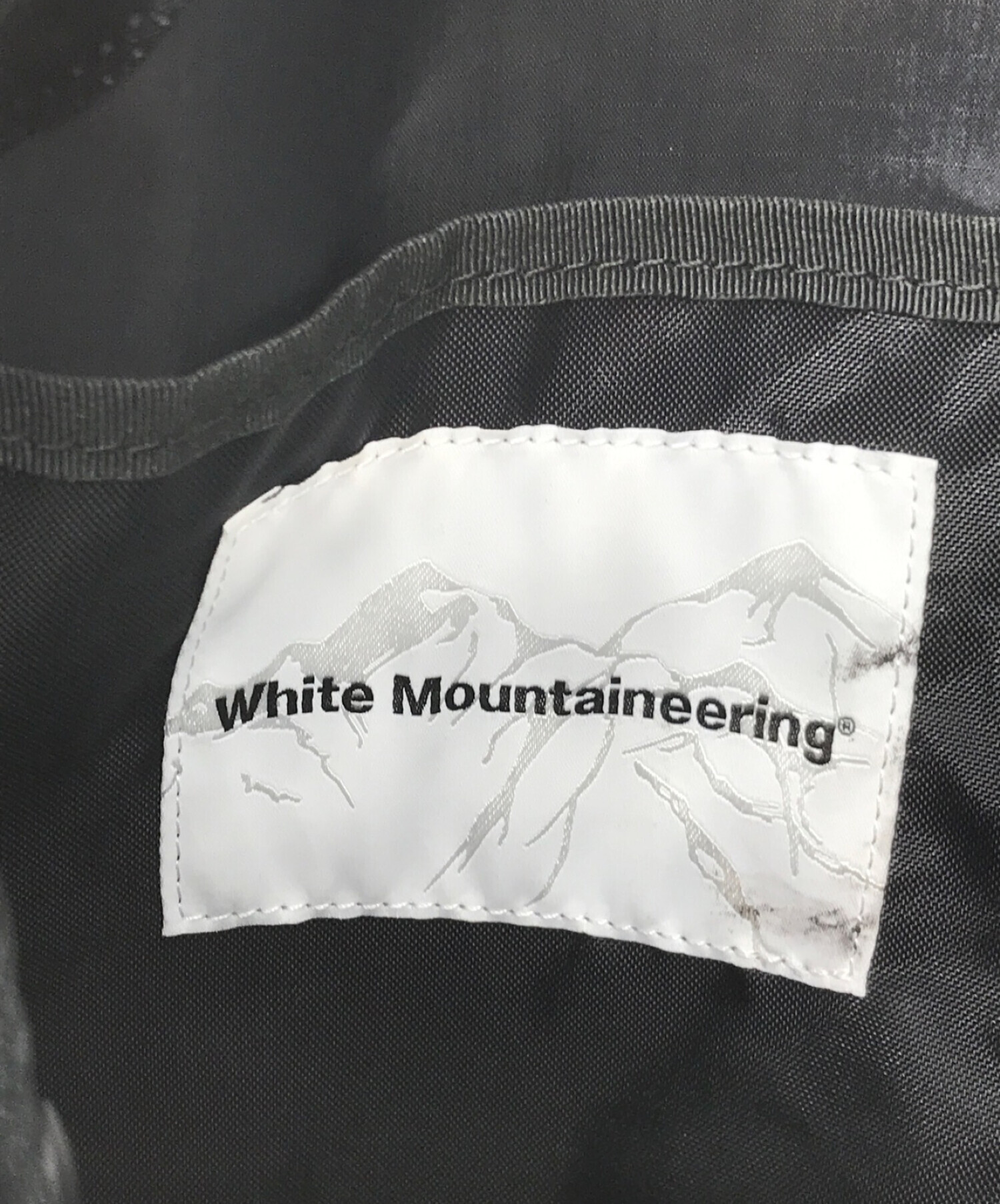 PORTER×WHITE MOUNTAINEERING (ポーター×ホワイトマウンテニアリング) 別注メッシュレパードドローストリングショルダーバッグ  ブラック×ブラウン