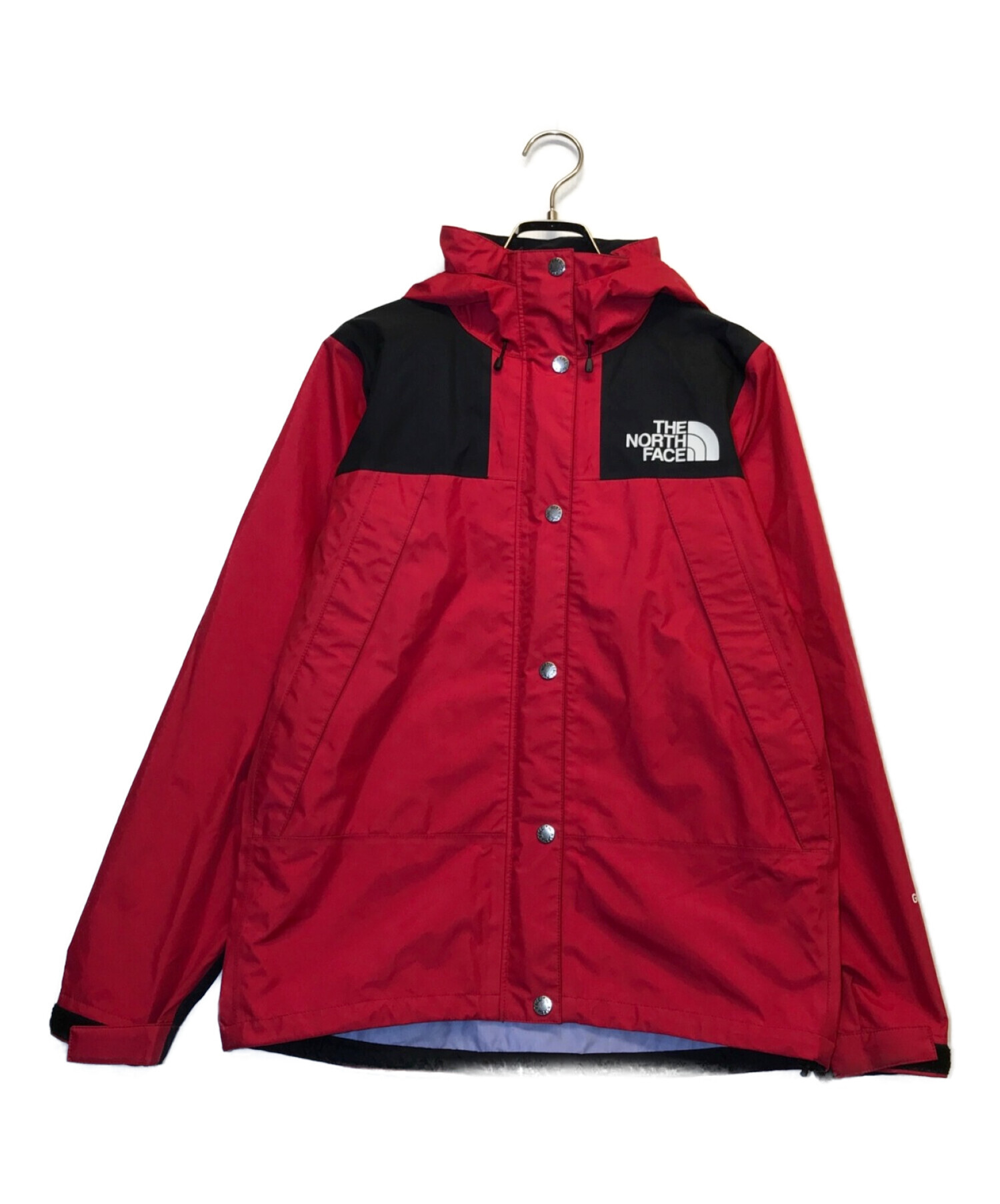 THE NORTH FACE (ザ ノース フェイス) マウンテンレインテックスジャケット レッド サイズ:M