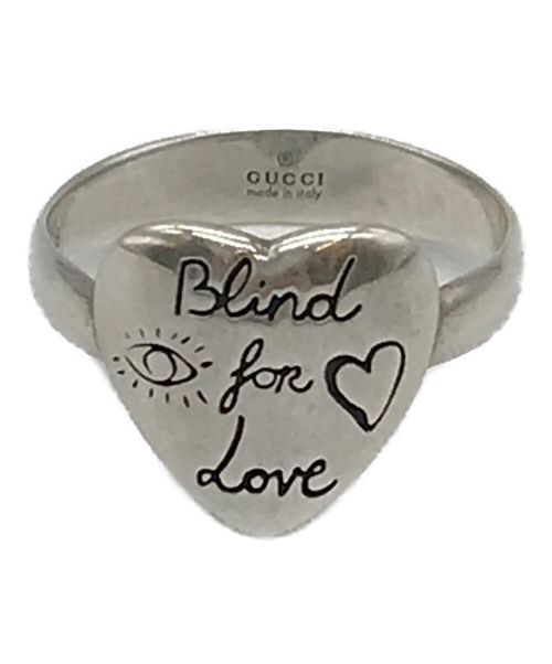 【中古・古着通販】GUCCI (グッチ) Blind for love リング シルバー