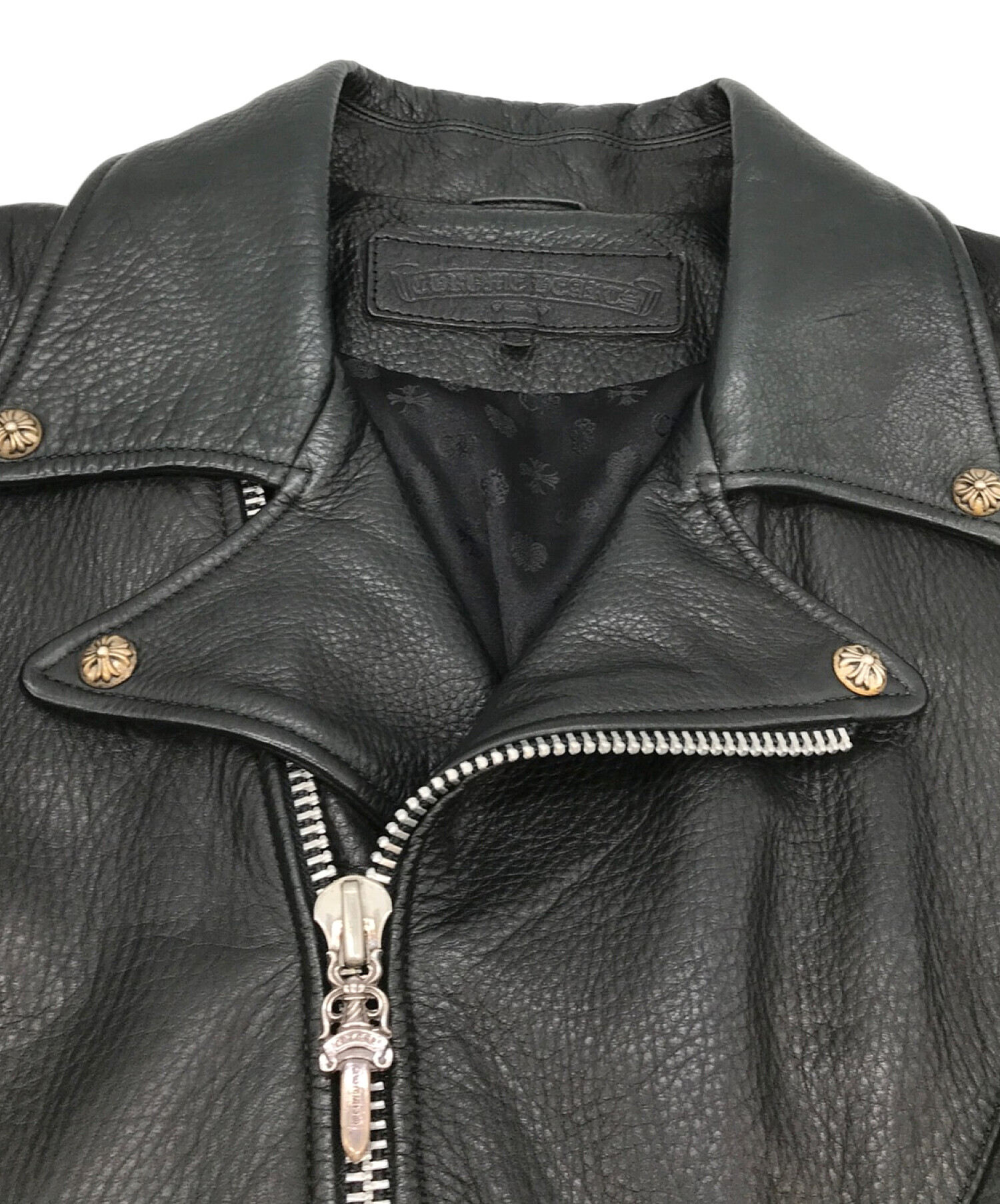 中古・古着通販】CHROME HEARTS (クロムハーツ) カウレザーJJディーン