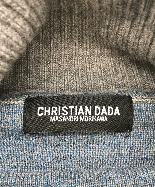 中古・古着通販】CHRISTIAN DADA (クリスチャンダダ) ロゴタートルネックニット グレー サイズ:48｜ブランド・古着通販  トレファク公式【TREFAC FASHION】スマホサイト