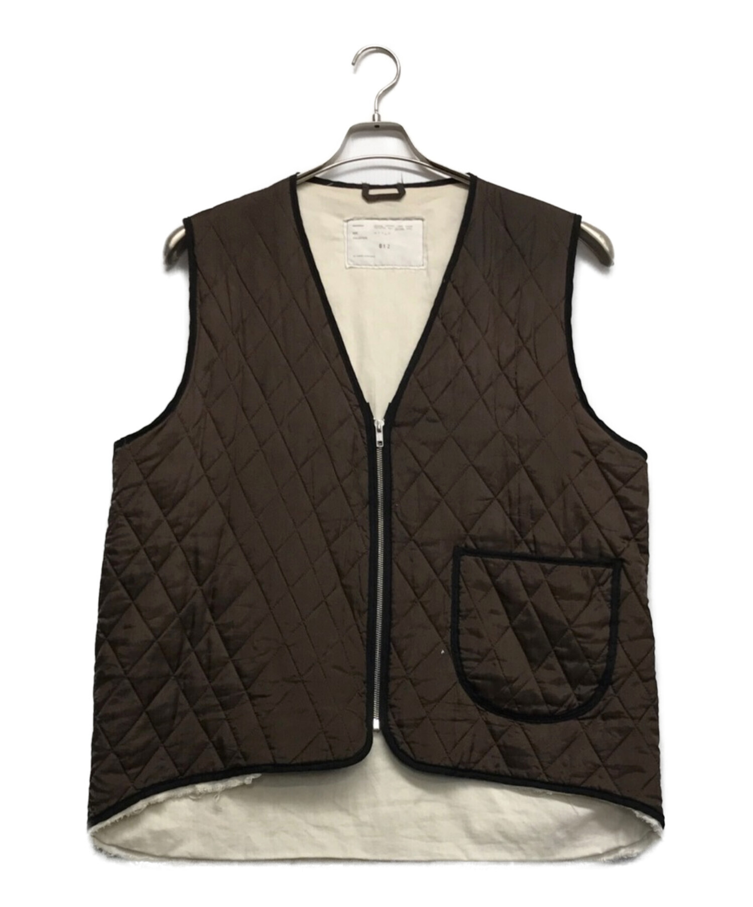 CAMIEL FORTGENS 21aw QUILTED VEST DOWN - トップス