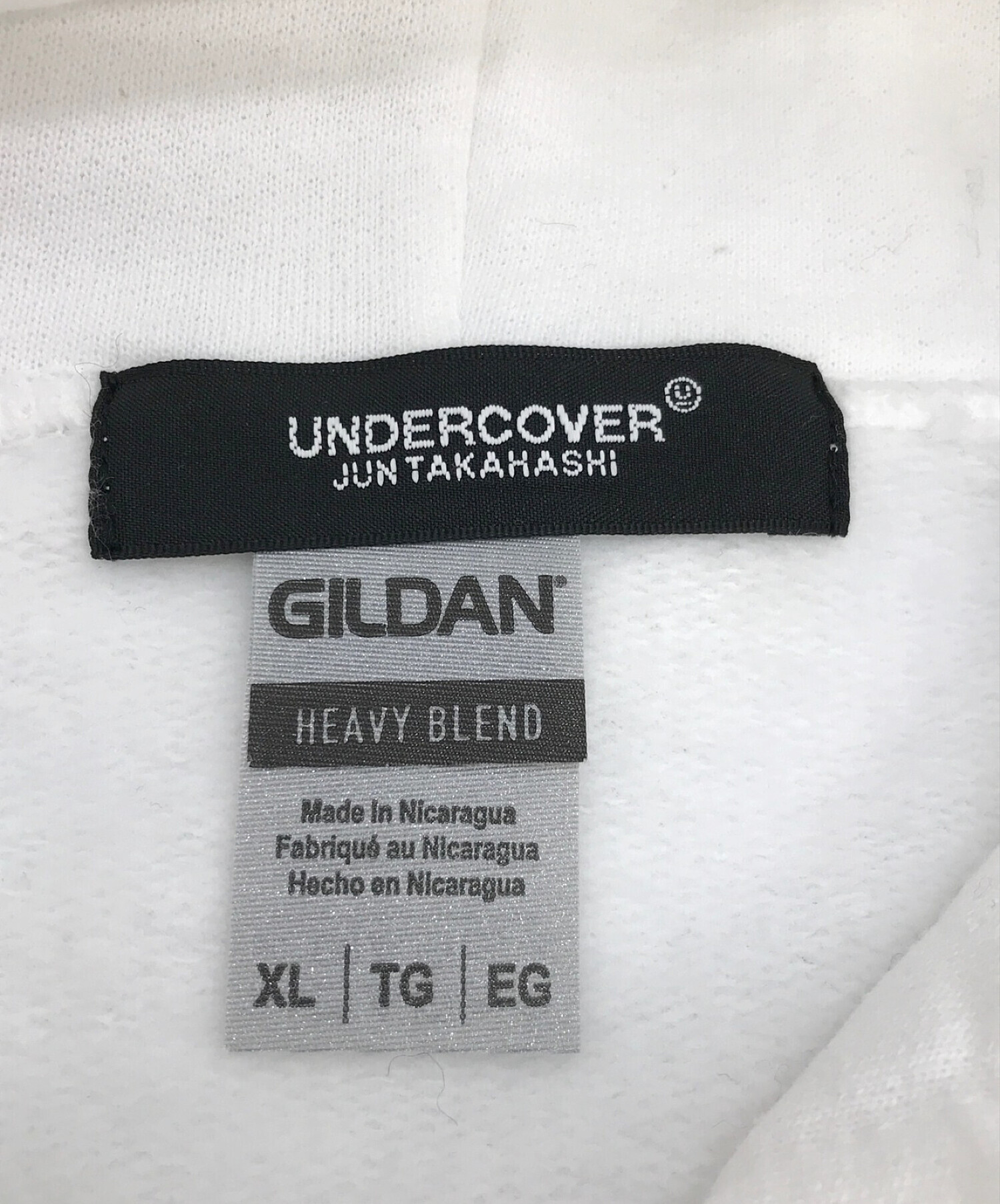 UNDERCOVER (アンダーカバー) サイコパッチフーディー ホワイト サイズ:XL