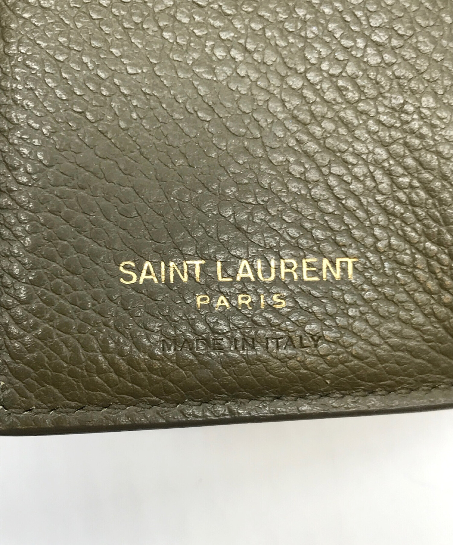 中古・古着通販】Saint Laurent Paris (サンローランパリ) 3つ折り財布