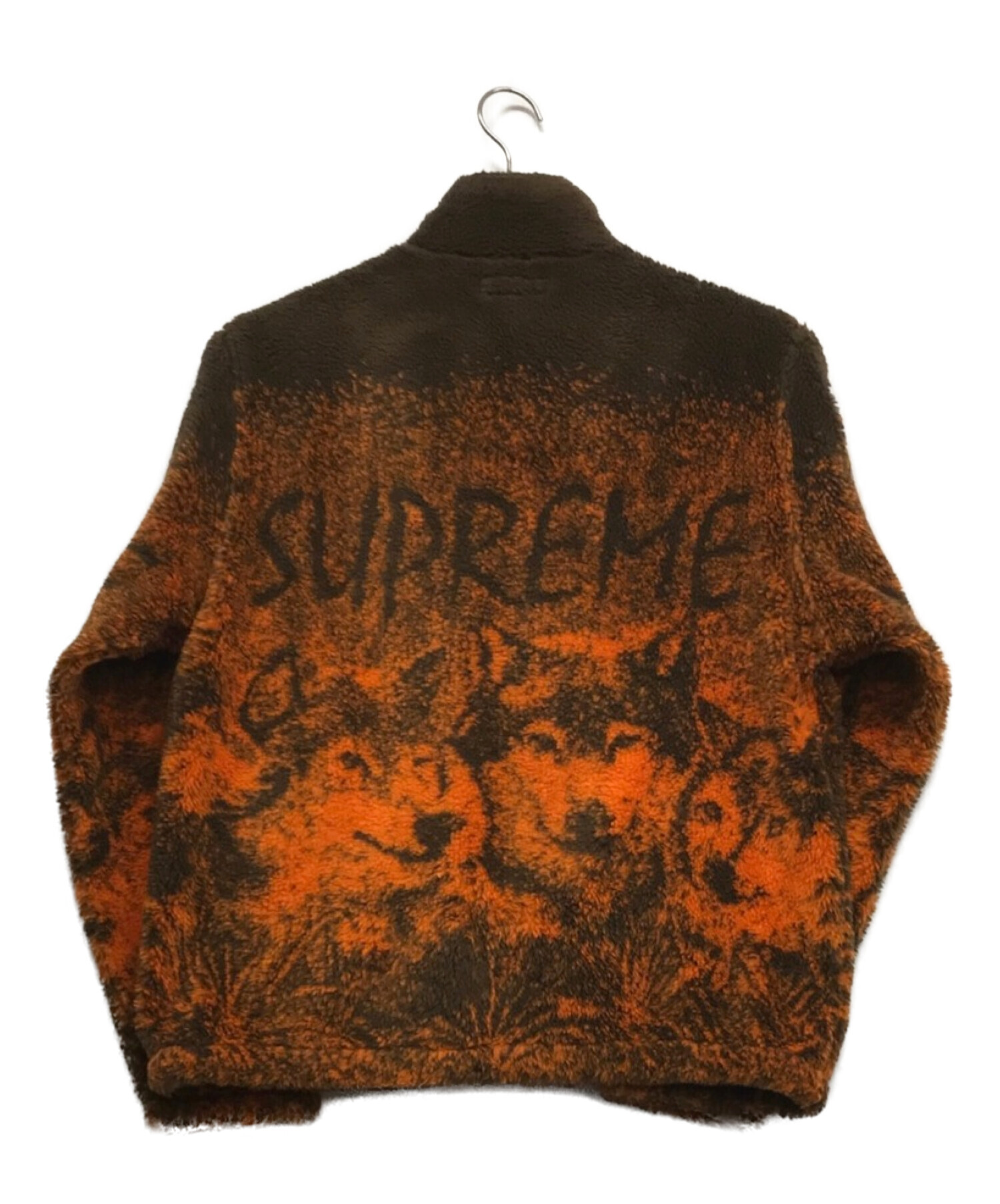 Supreme (シュプリーム) ウルフフリースジャケット ブラウン サイズ:M