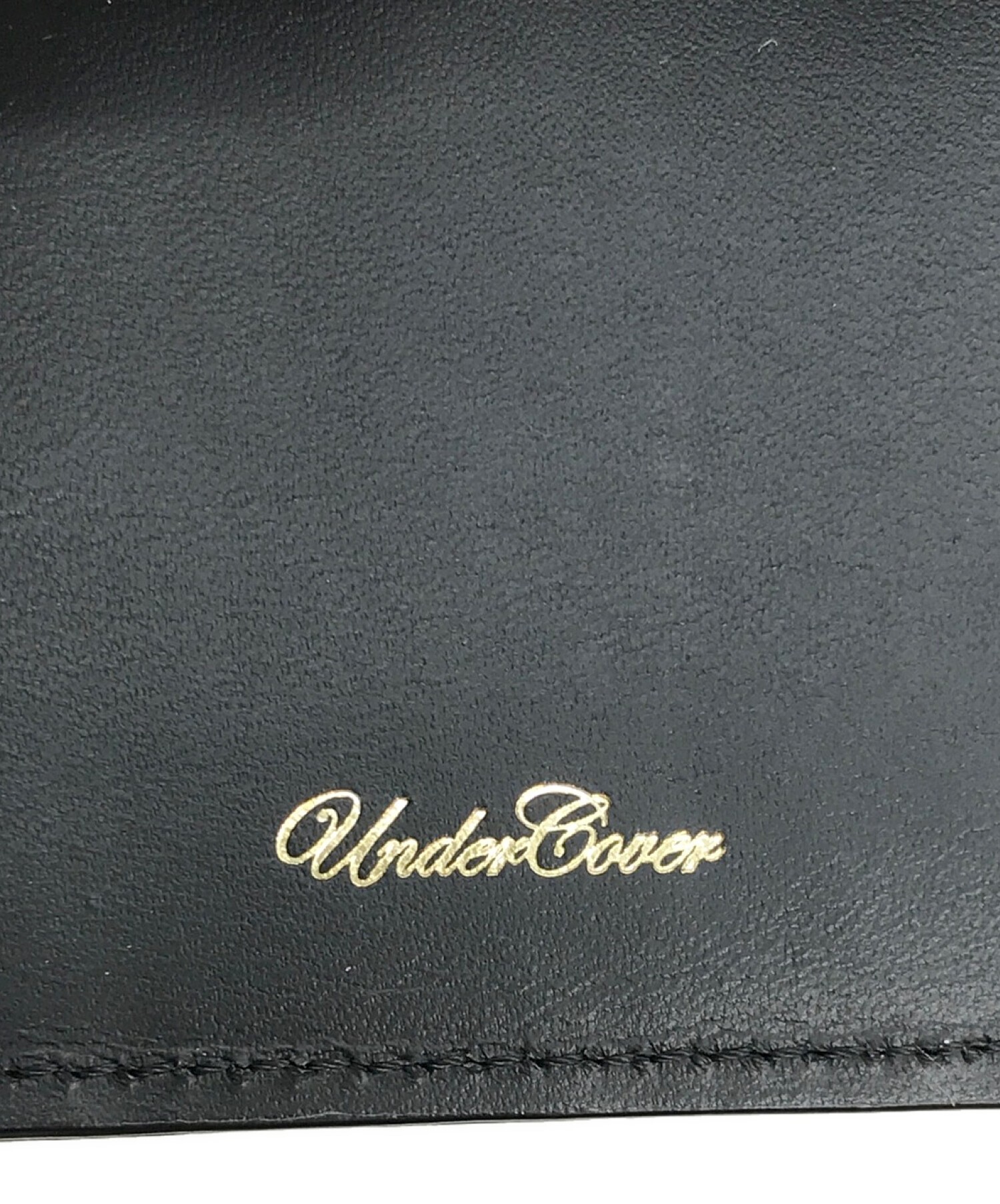 UNDERCOVER (アンダーカバー) コラージュプリント3つ折り財布 ブラック