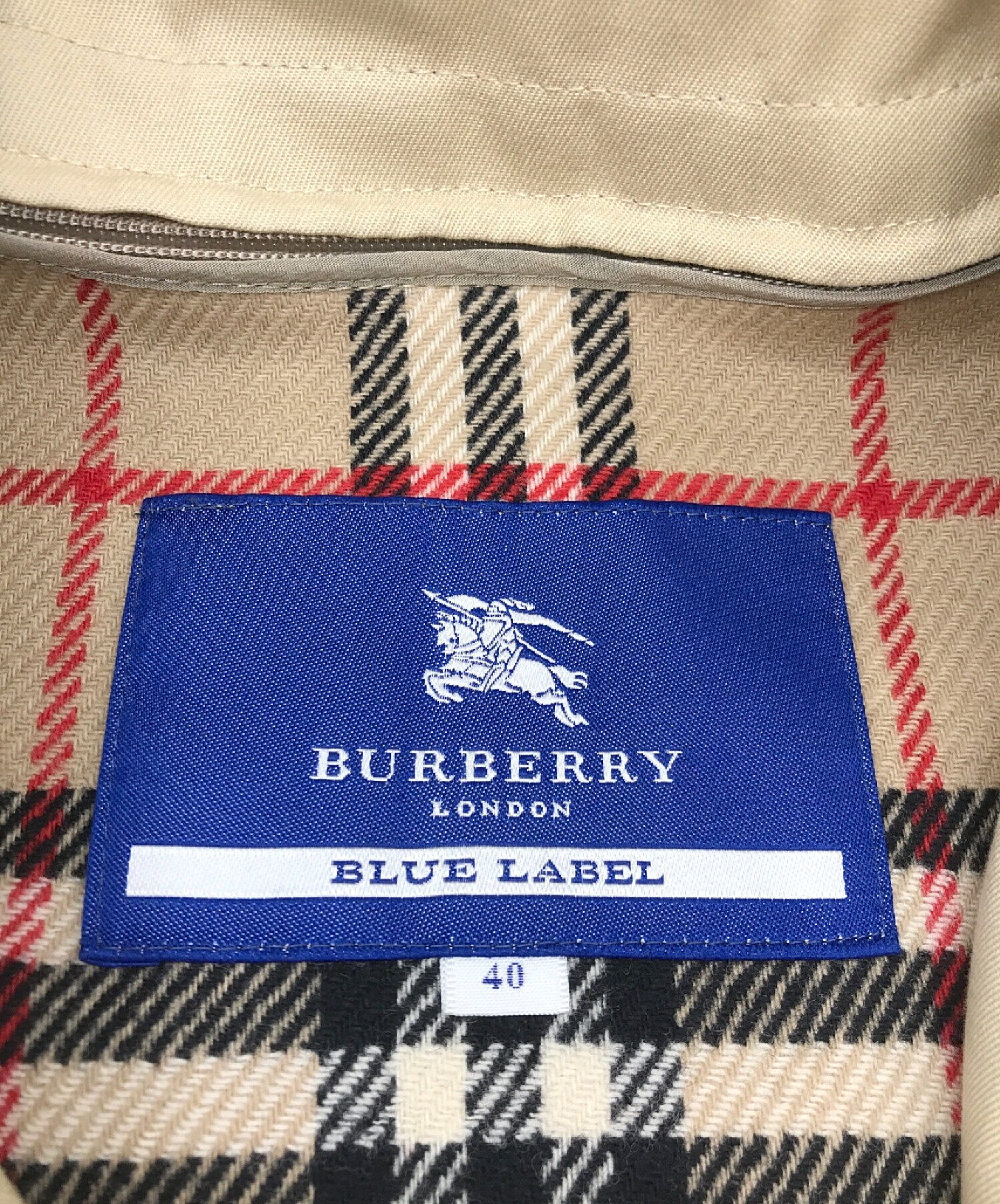 中古・古着通販】BURBERRY BLUE LABEL (バーバリーブルーレーベル) 裏