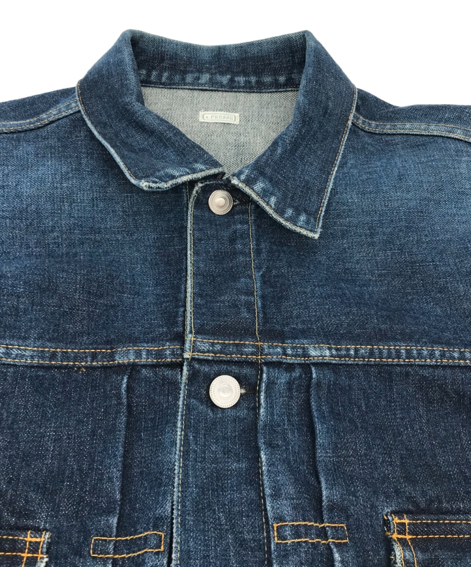 A PRESSE (ア プレッセ) 2nd Type Denim Jacket ブルー サイズ:48