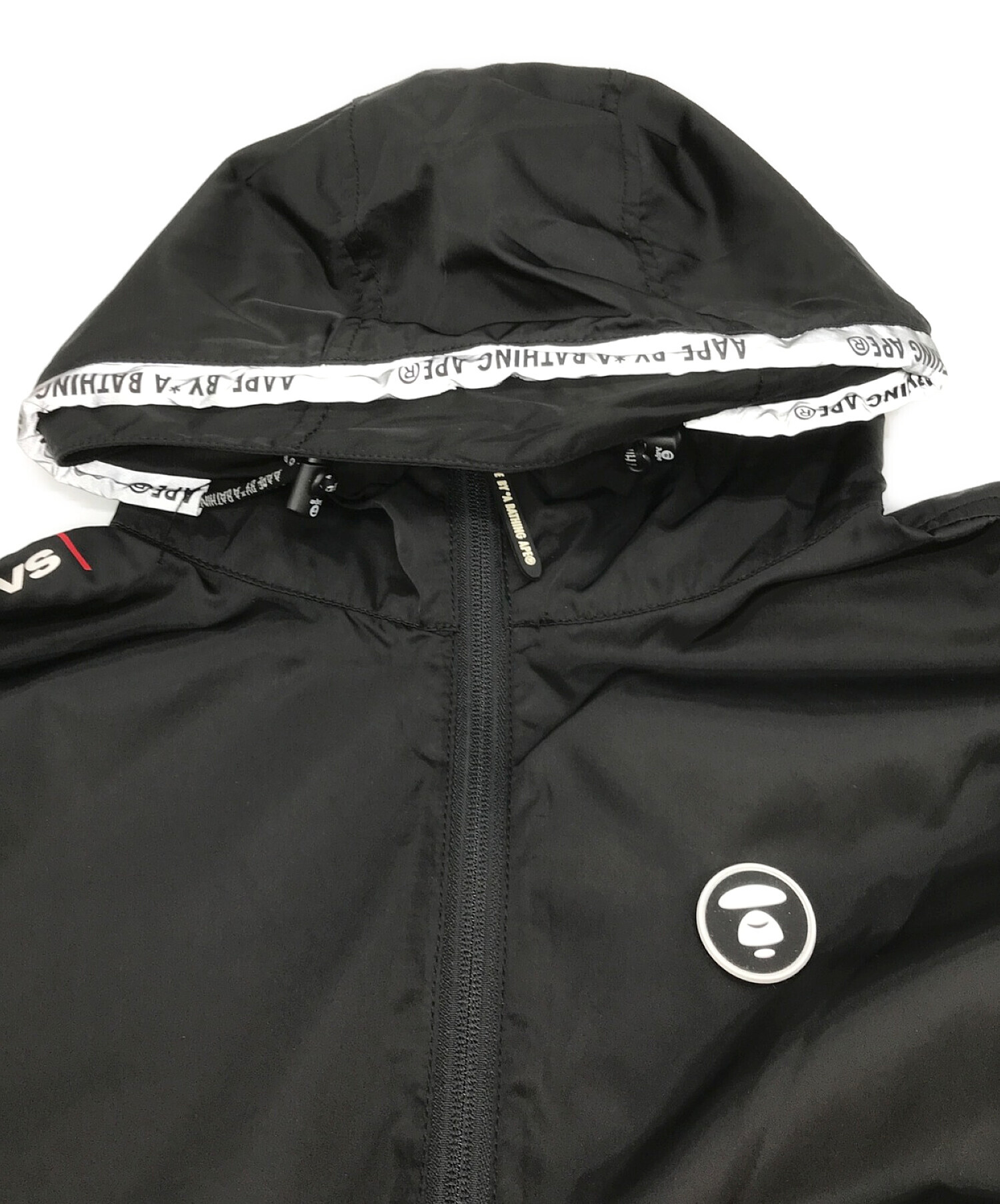 AAPE BY A BATHING APE (エーエイプ バイ アベイシングエイプ) ライトウェイトジャケット ブラック サイズ:L