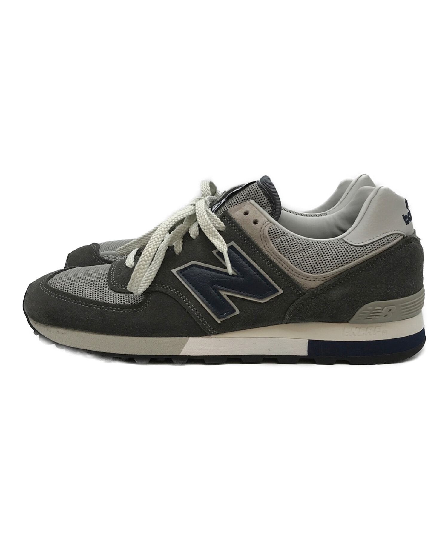 NEW BALANCE (ニューバランス) ローカットスニーカー グレー サイズ:UK9.5/EUR44/US10