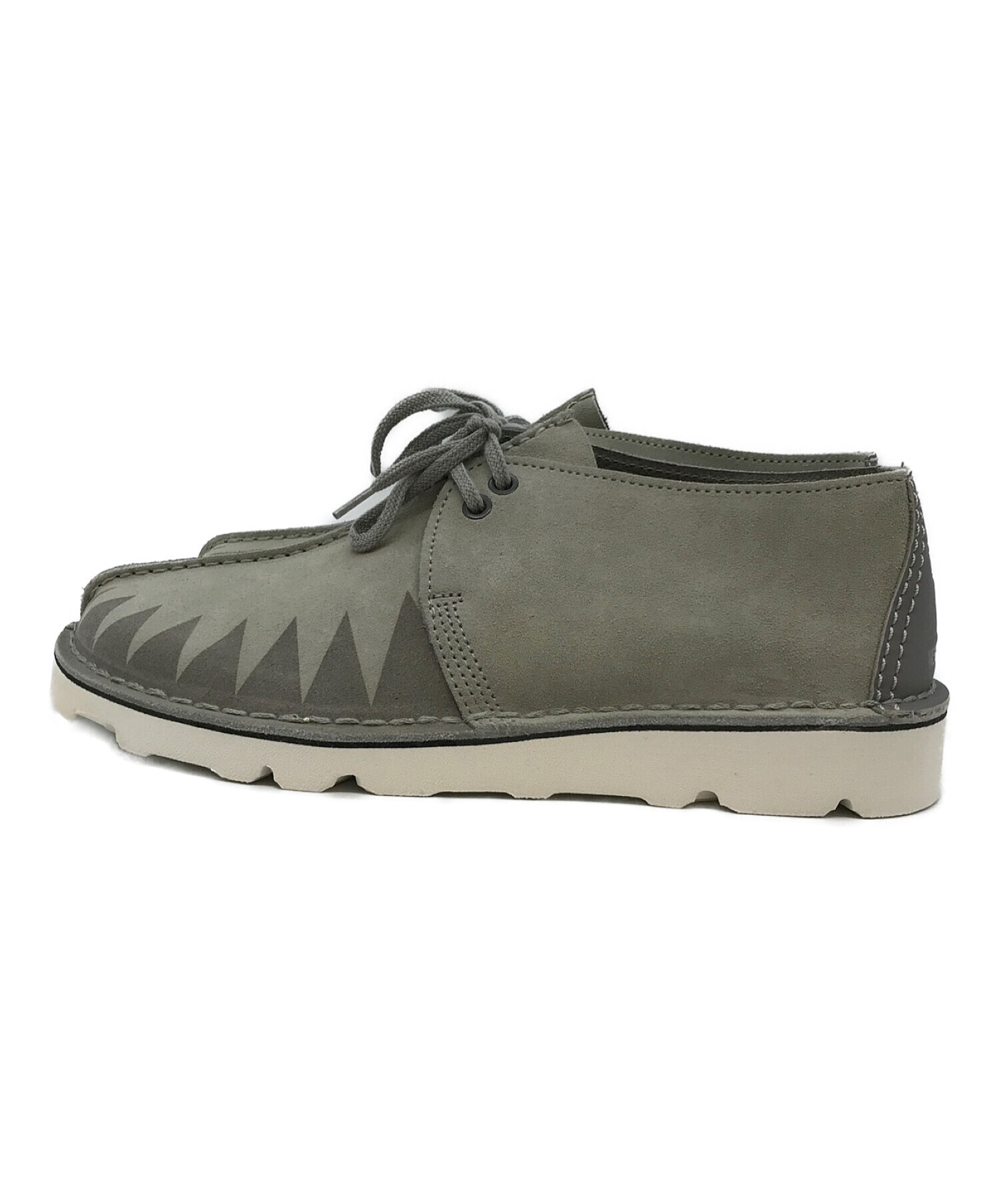 NEIGHBORHOOD×Clarks Originals (ネイバーフッド×クラークスオリジナル) DESERT TREKNBD グレー  サイズ:UK9/EUR43/US10