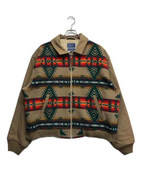 【中古・古着通販】PENDLETON (ペンドルトン) 90's ネイティブ柄ウールジャケット ベージュ サイズ:XL｜ブランド・古着通販  トレファク公式【TREFAC FASHION】スマホサイト