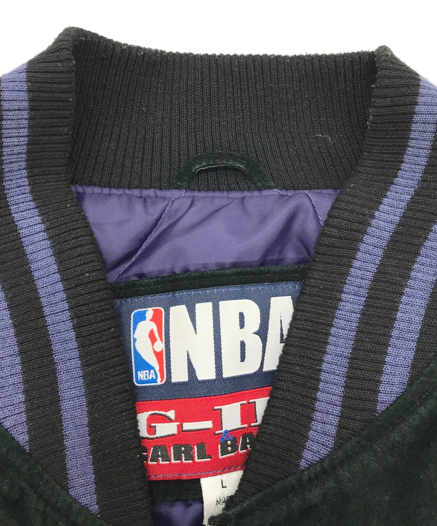 NBA (エヌビーエー) 90’sG-IIIスウェードスタジャン パープル サイズ:L