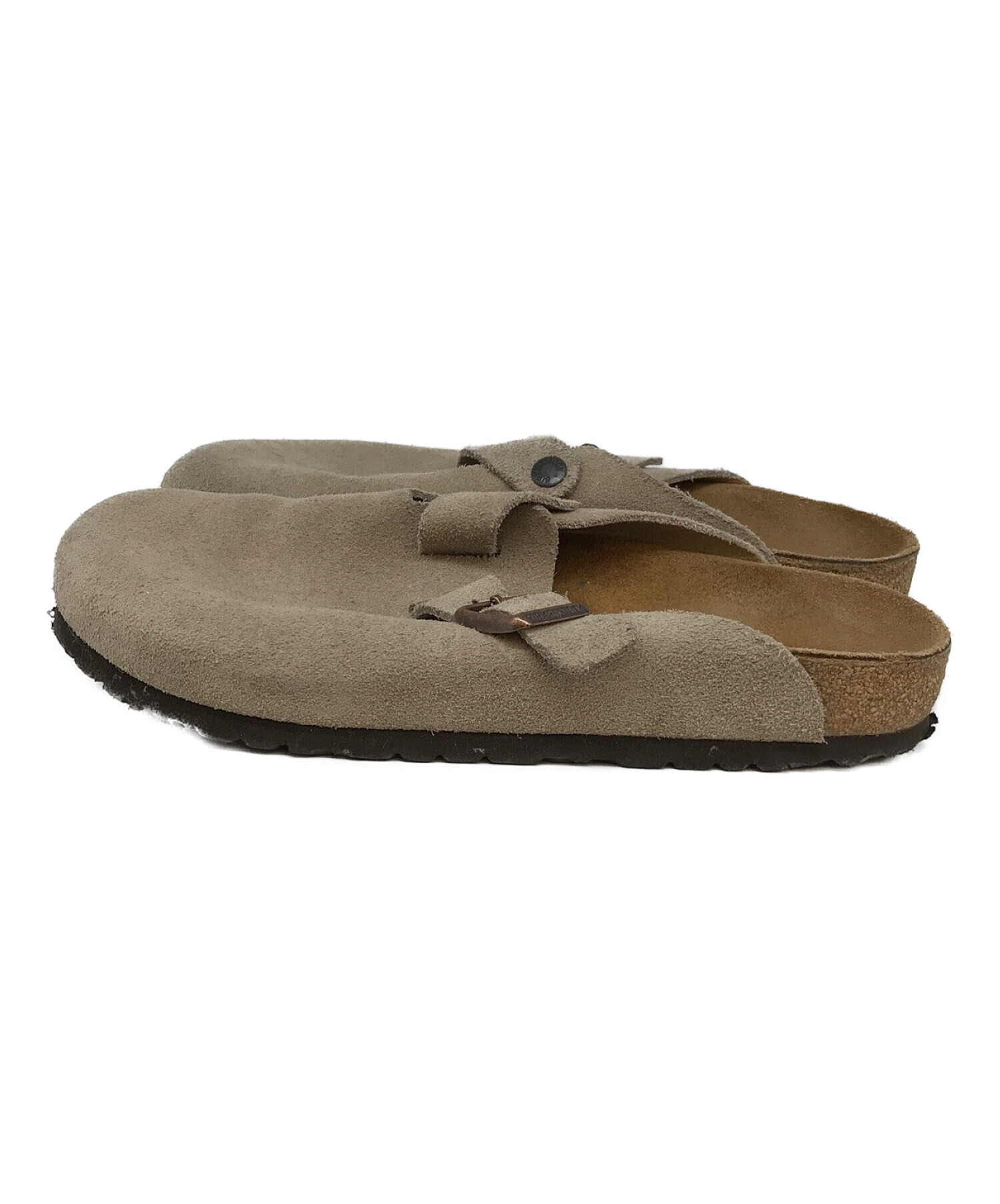 BIRKENSTOCK (ビルケンシュトック) スウェードボストン ベージュ サイズ:42(27)