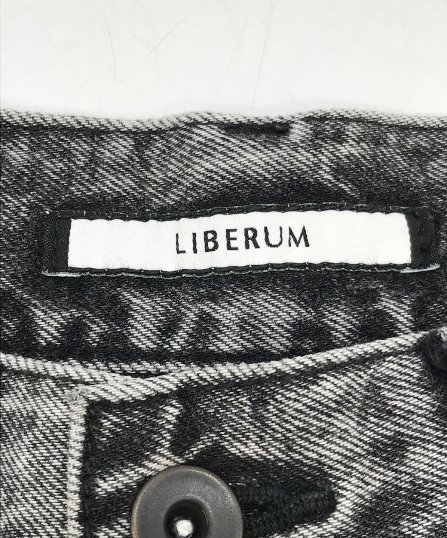 LIBERUM リベルム スラックス 1(S位) グレー系 【古着】-