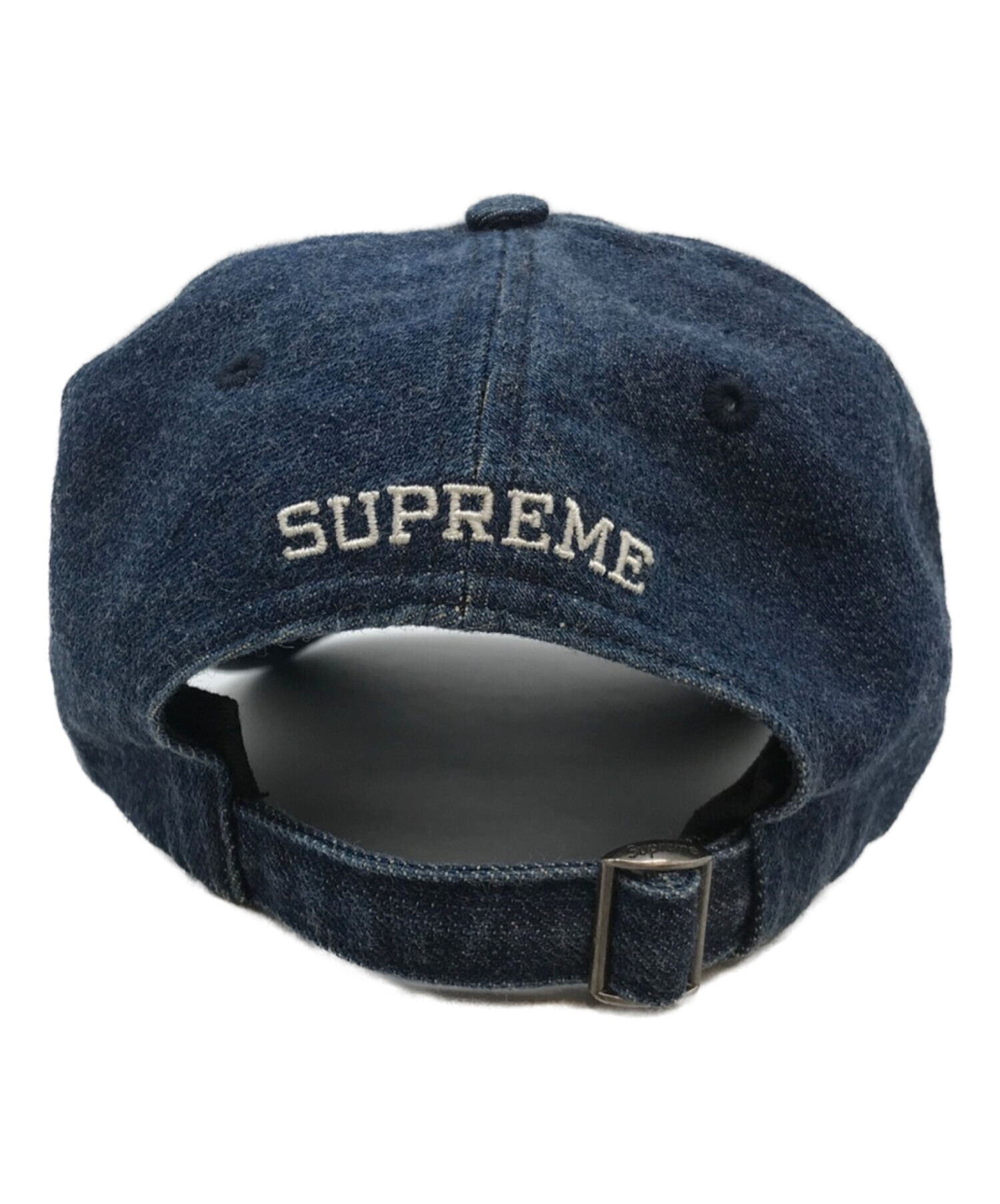 SUPREME (シュプリーム) デニムSロゴキャップ ブルー