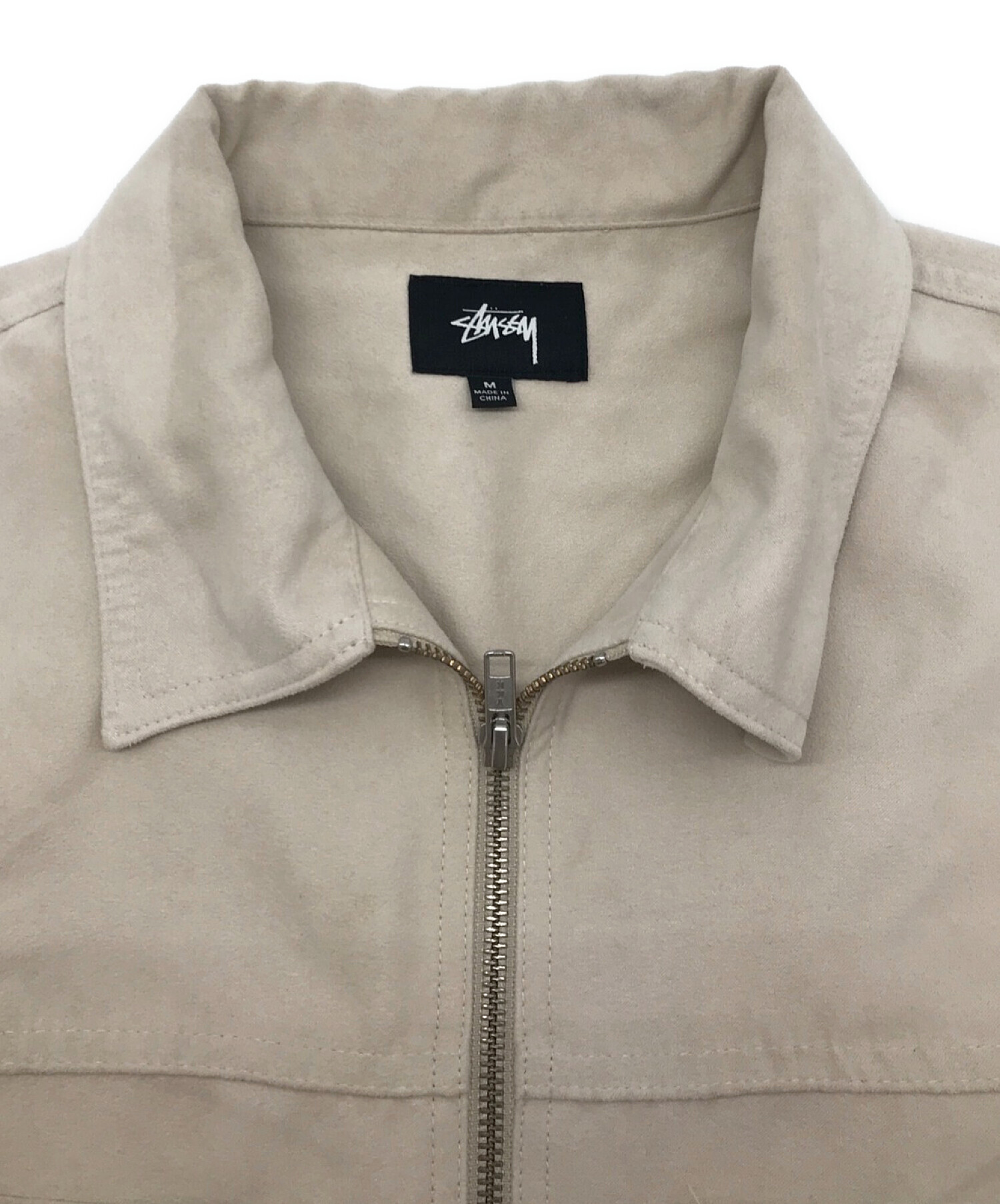 stussy (ステューシー) スエードブルゾン ベージュ サイズ:M