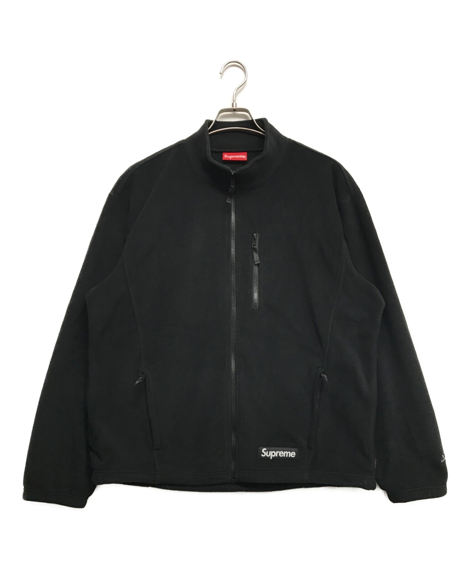 Supreme (シュプリーム) ポーラテックジップジャケット ブラック サイズ:L