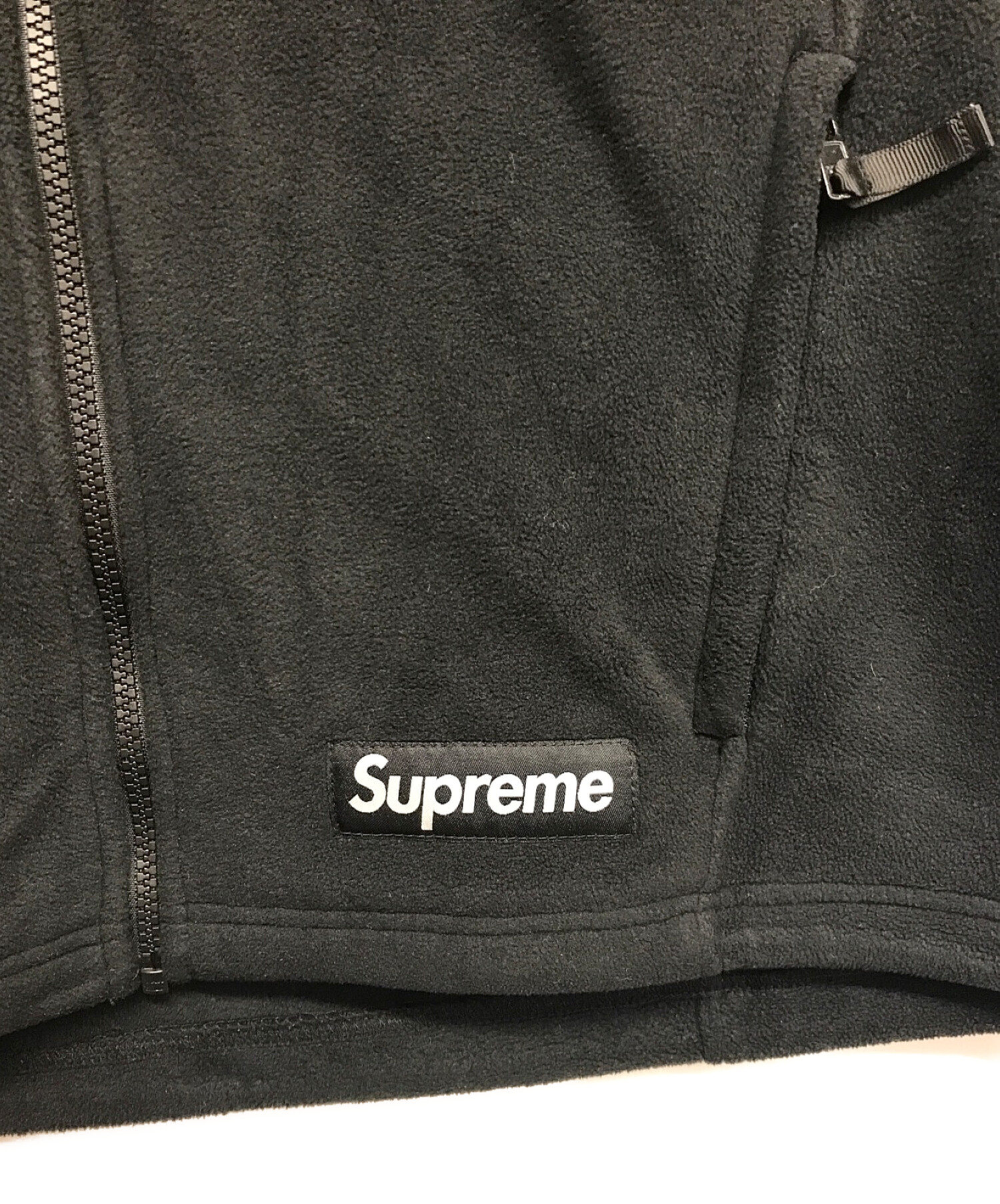 中古・古着通販】Supreme (シュプリーム) ポーラテックジップジャケット ブラック サイズ:L｜ブランド・古着通販 トレファク公式【TREFAC  FASHION】スマホサイト