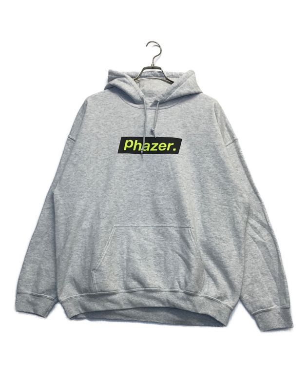 中古・古着通販】phazer tokyo (フェイザー トーキョー) ボックスロゴパーカー グレー サイズ:XL｜ブランド・古着通販  トレファク公式【TREFAC FASHION】スマホサイト