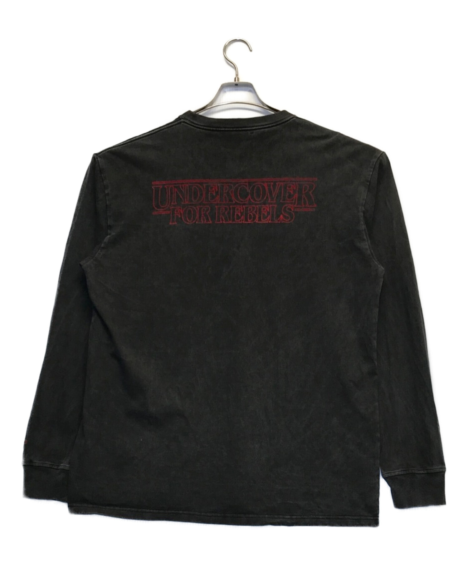 UNDERCOVER Netflix Stranger Things“Hellfire Club” Capsule Col  コラボロングスリーブカットソー グレー サイズ:4