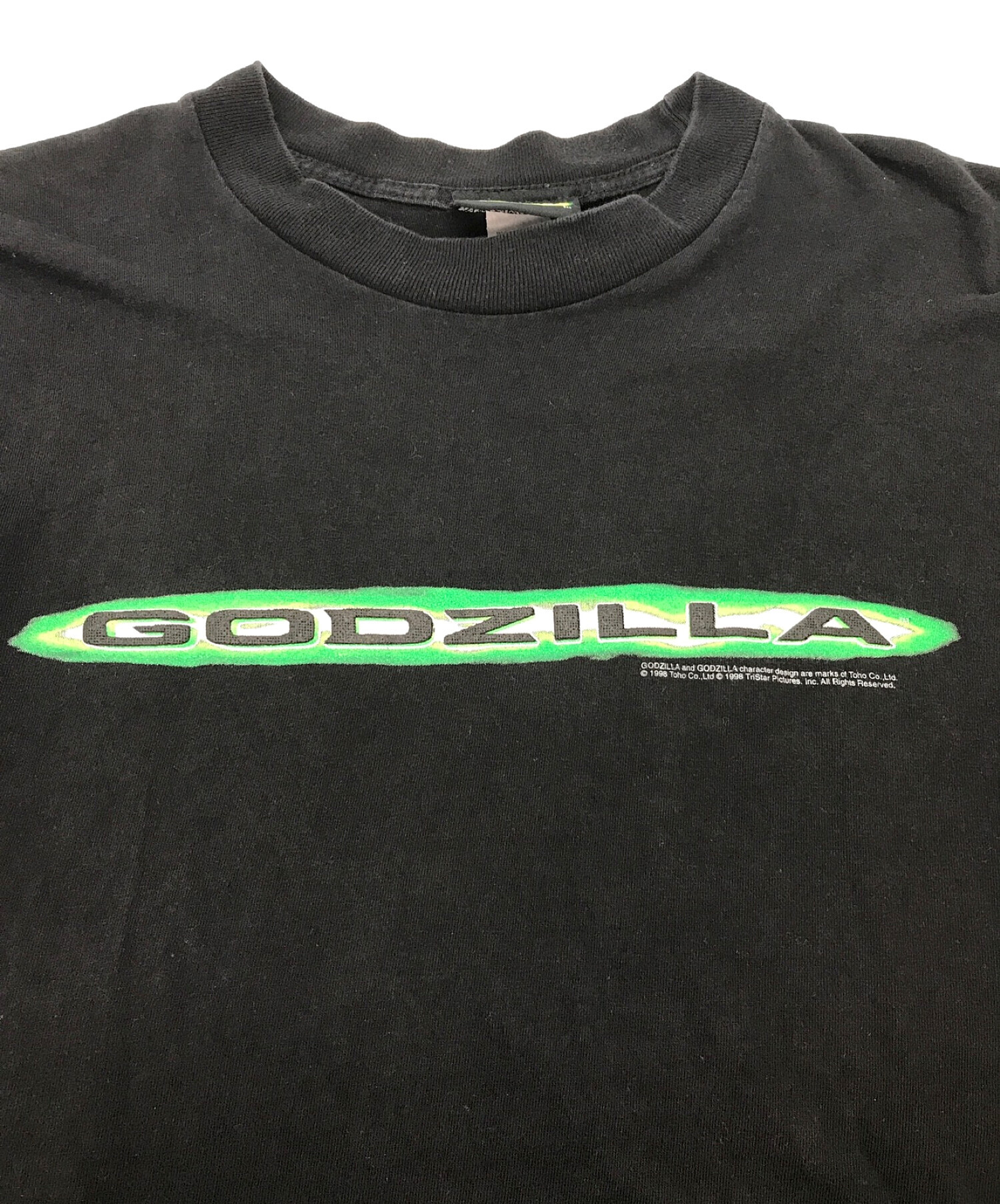 中古・古着通販】GODZILLA (ゴジラ) プリント半袖Tシャツ ブラック