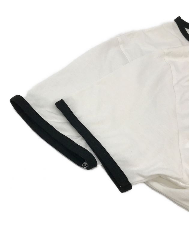 中古・古着通販】ORIMI (オリミ) リンガーTシャツ ホワイト サイズ:F ...