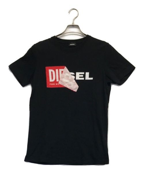 【中古・古着通販】DIESEL (ディーゼル) 剥がれロゴ Tシャツ