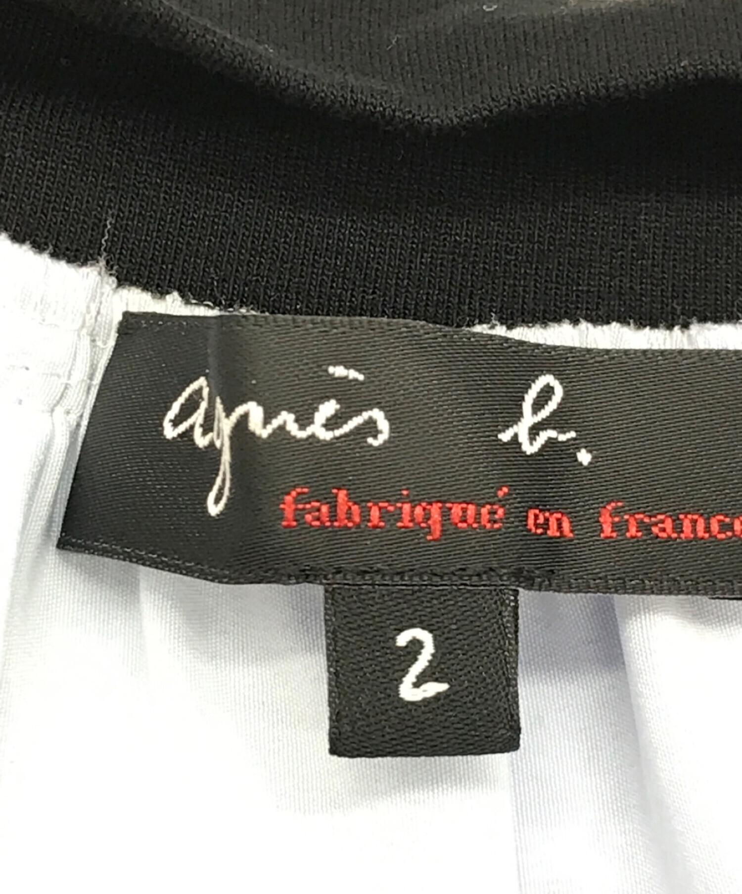 agnes b (アニエスベー) フォトプリントスカート パープル サイズ:2