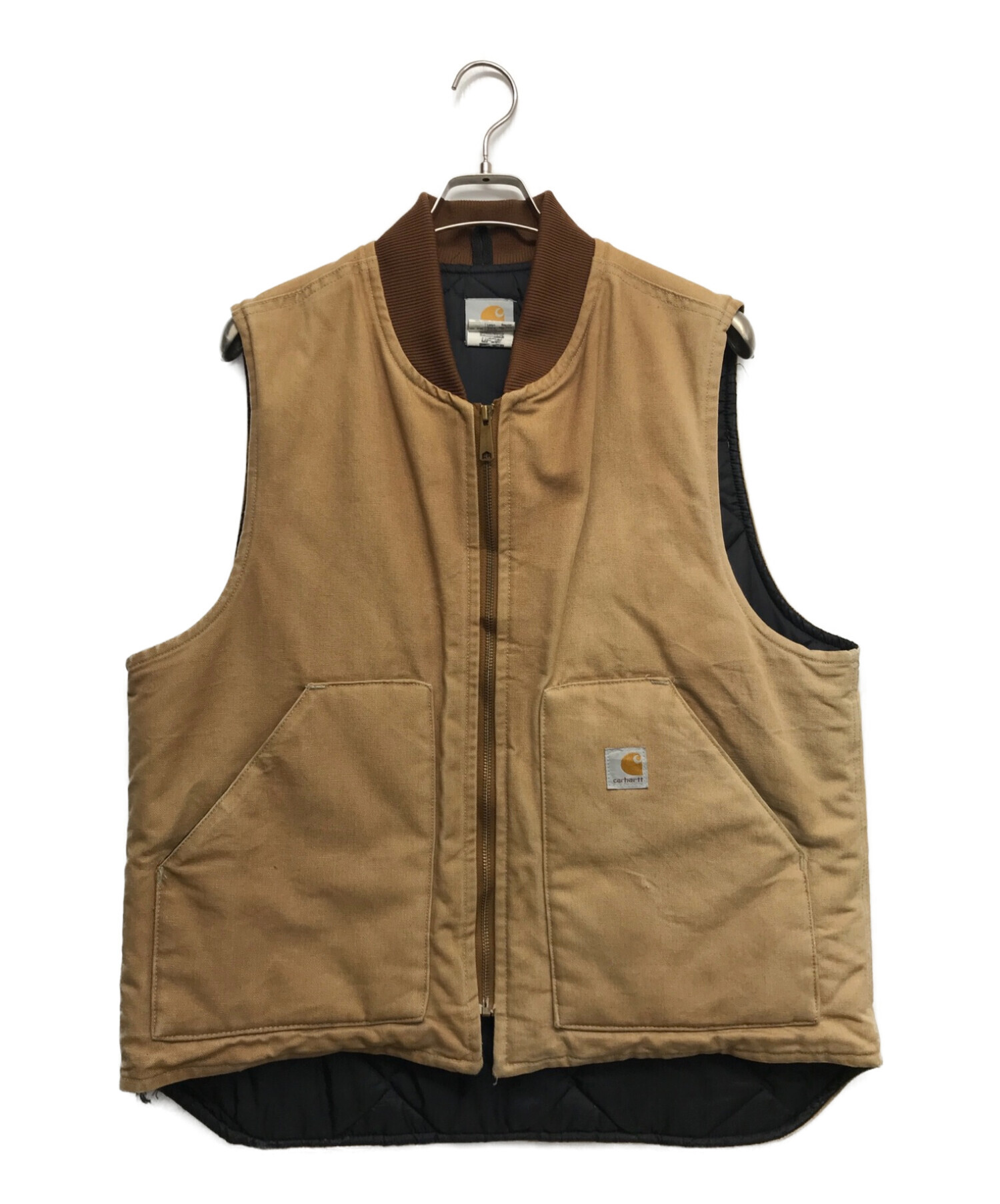 carhartt Duck Vest【L】 カーハート ダックベスト ベージュ-