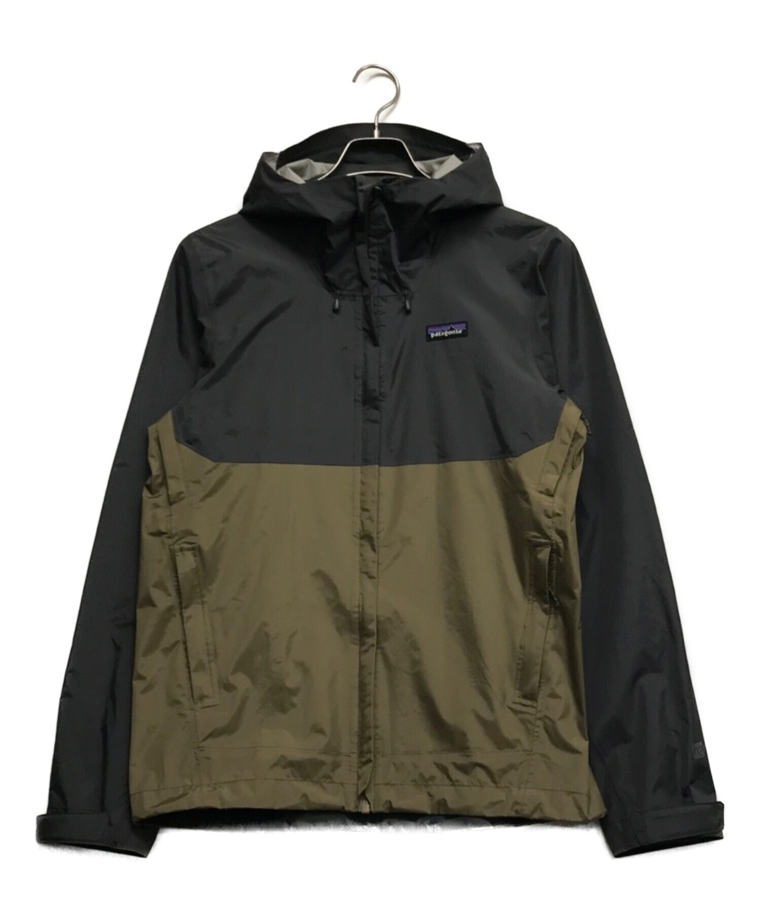 Patagonia (パタゴニア) トレントシェルジャケット グレー×カーキ サイズ:XS