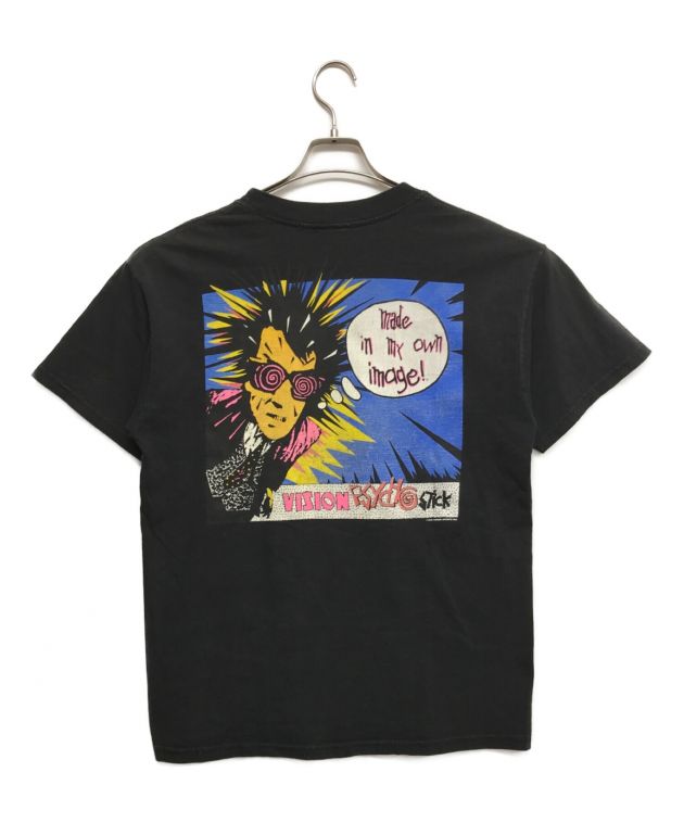 中古・古着通販】VISION STREET WEAR (ヴィジョンストリートウェア) 80'sプリントTシャツ ブラック  サイズ:記載無｜ブランド・古着通販 トレファク公式【TREFAC FASHION】スマホサイト