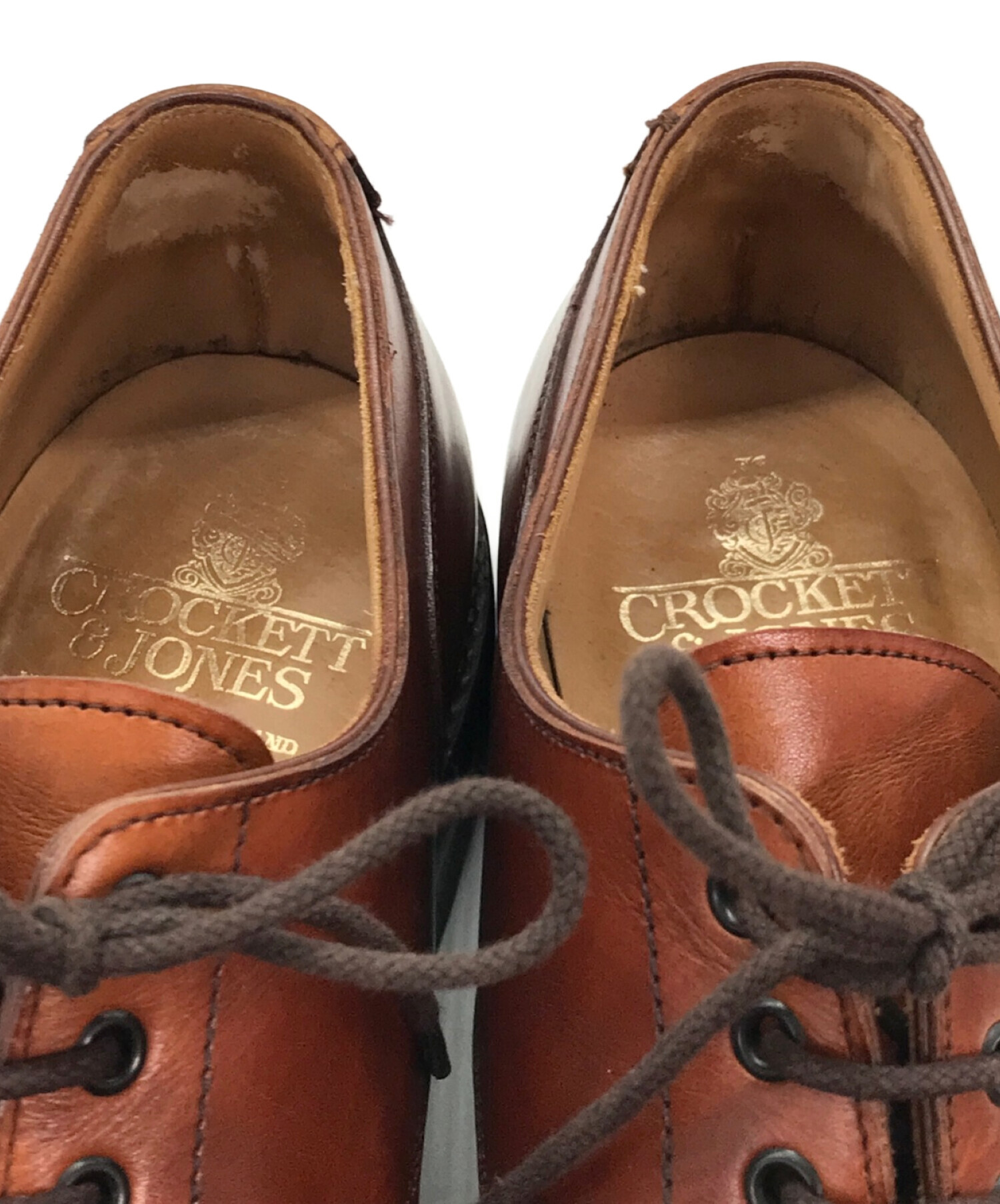 Crockett & Jones (クロケット＆ジョーンズ) レースアップシューズ / ウェックスフォード ブラウン サイズ:8.5E