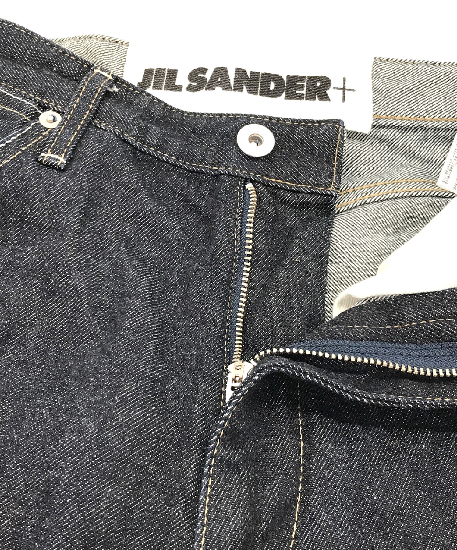 JIL SANDER+ (ジルサンダープラス) ツイストジーンズ インディゴ サイズ:28