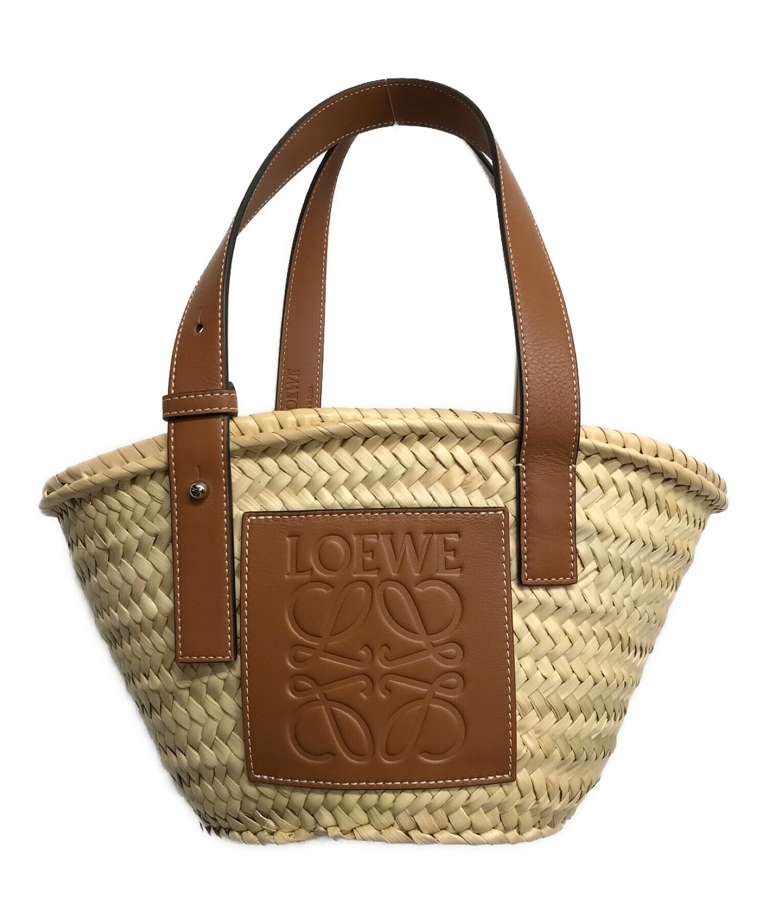 LOEWE (ロエベ) カゴバッグ / BASKET SMALL BAG ブラウン / ナチュラルタン