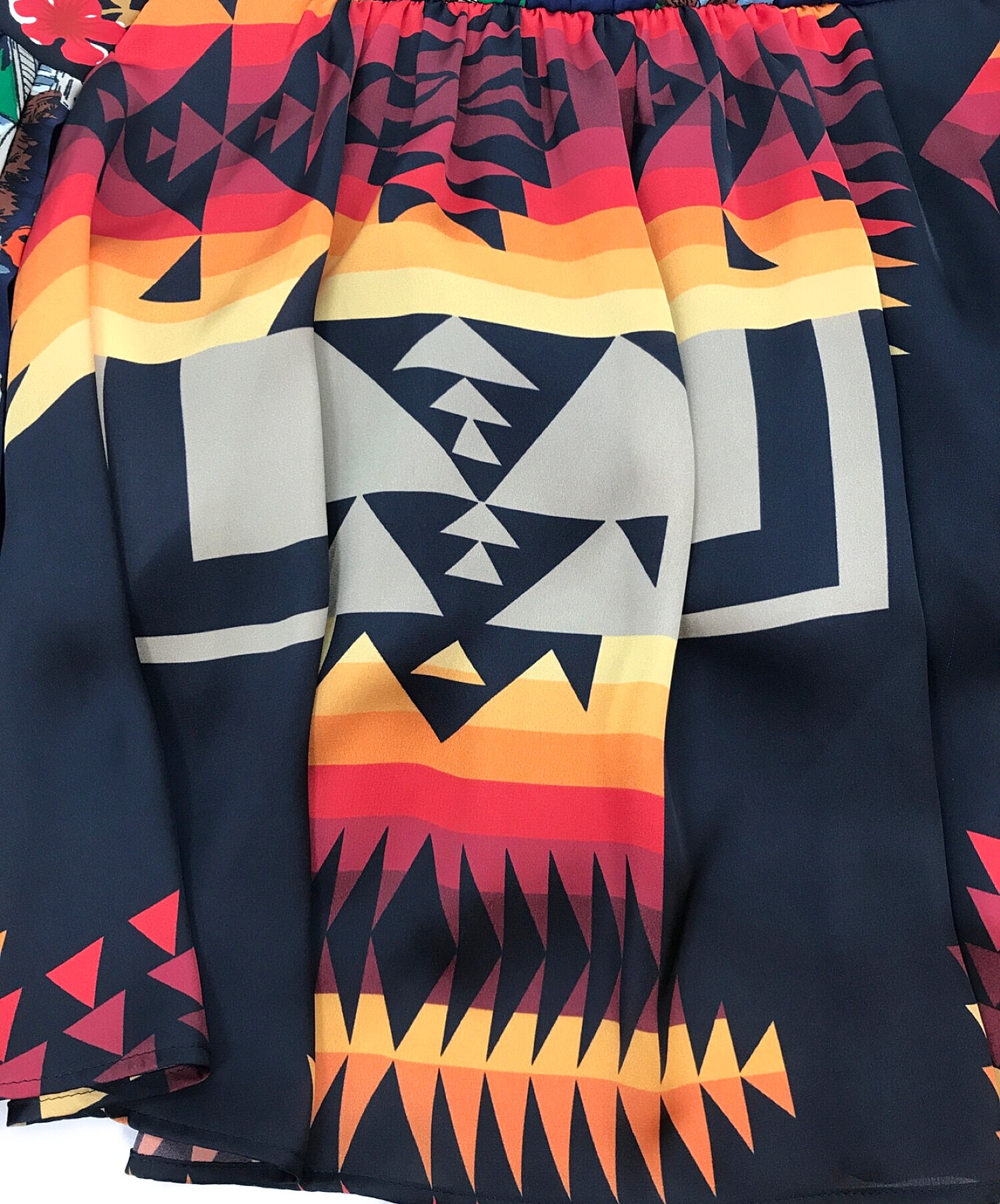 sacai × pendleton スカート-