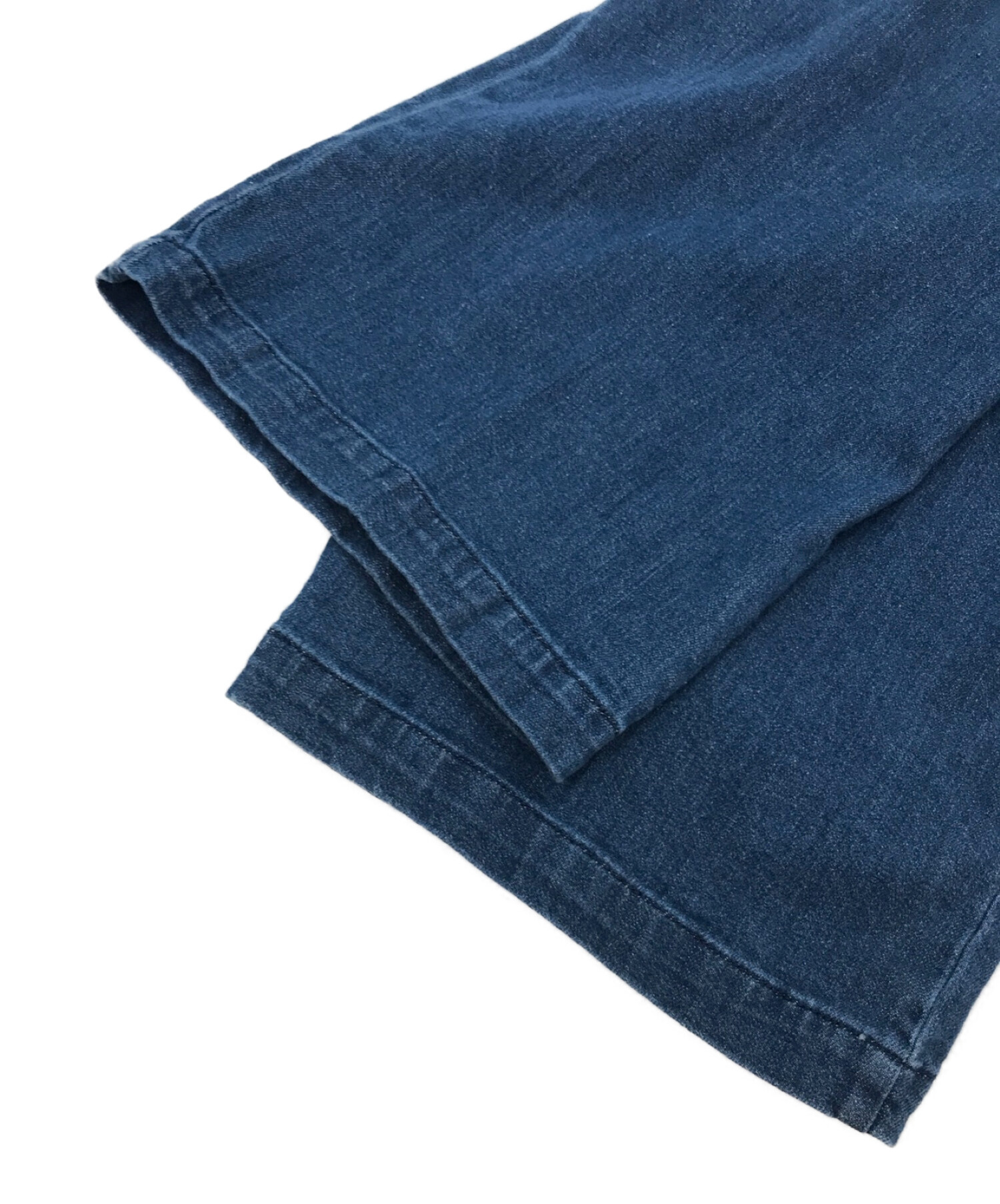 Q.anos (キュアノス) Clipping denim rompers ブルー サイズ:F