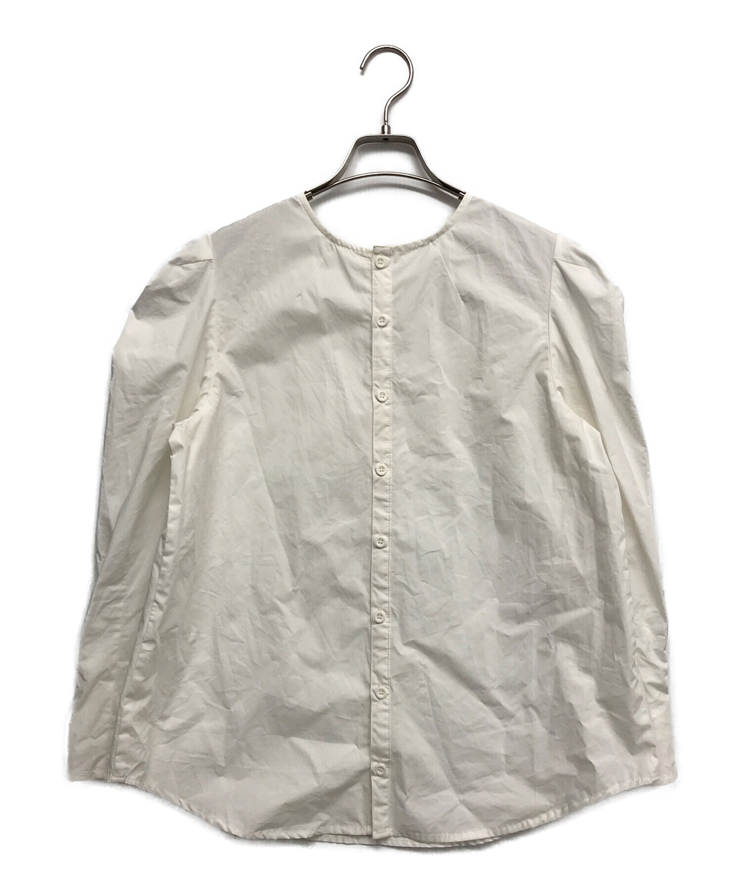 中古・古着通販】Ameri (アメリ) 2WAY SHOULDER TUCK BLOUSE ホワイト サイズ:F｜ブランド・古着通販  トレファク公式【TREFAC FASHION】スマホサイト