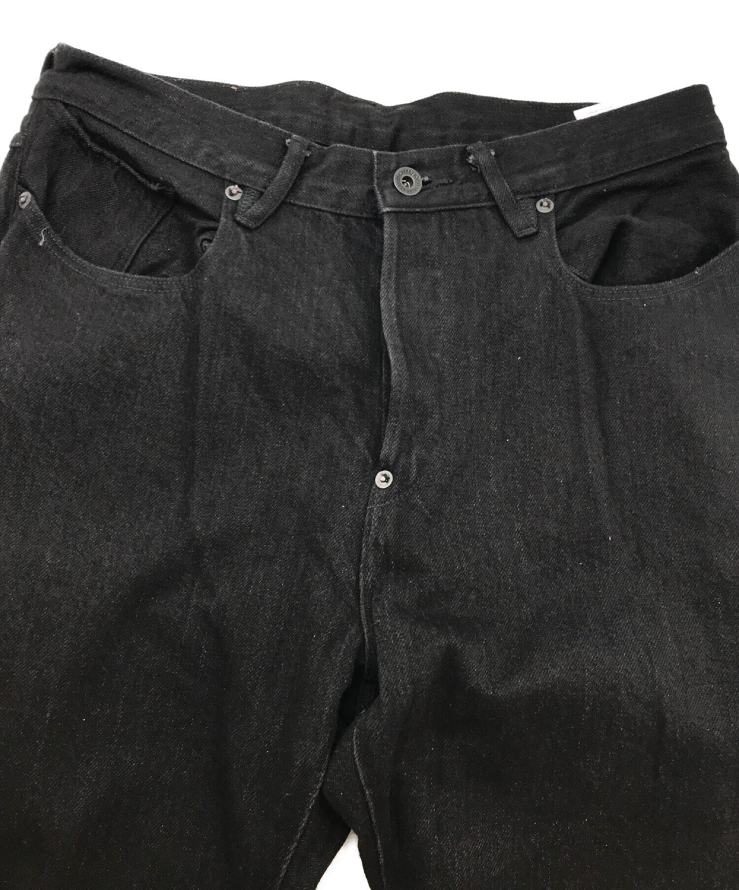 スティーブンオーバーオール サイズ30 ブラック - パンツ