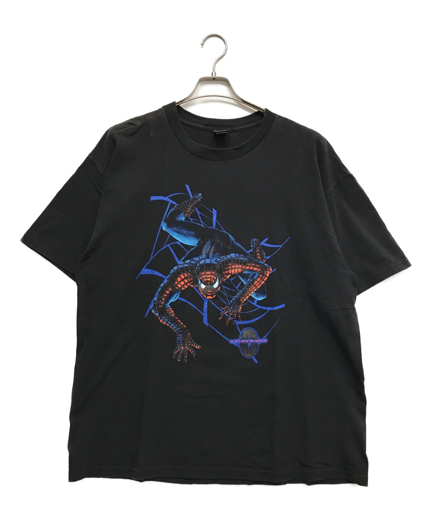 SPIDER-MAN (スパイダーマン) プリントTシャツ ブラック サイズ:XL