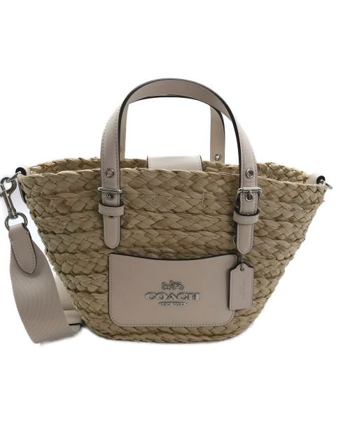 【中古・古着通販】COACH (コーチ) スモール2WAYかごバッグ