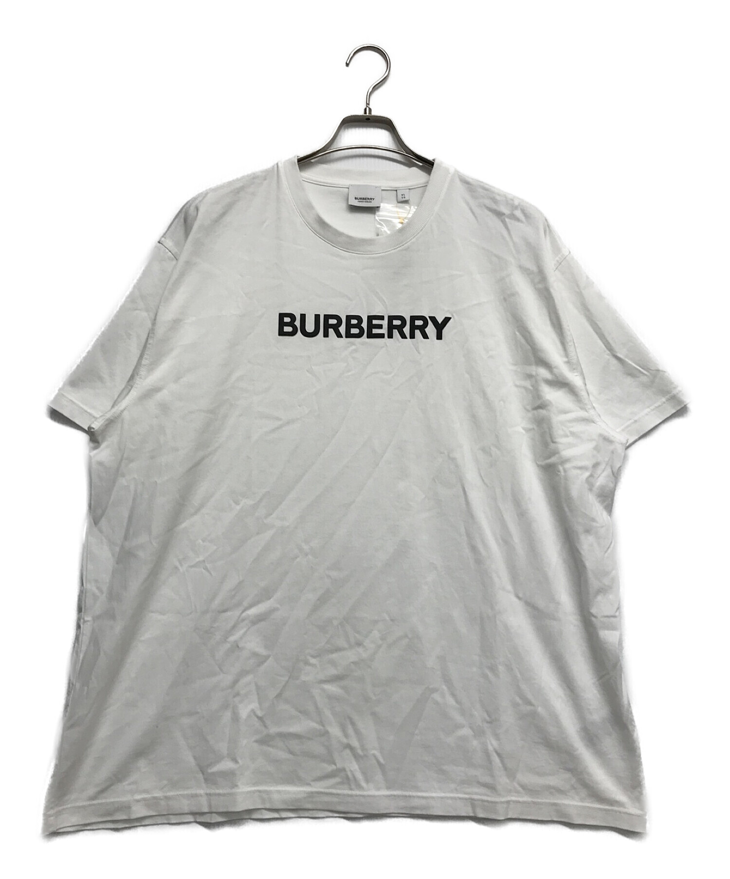 BURBERRY LONDON ENGLAND (バーバリー ロンドン イングランド) クルーネックTシャツ ホワイト サイズ:XL